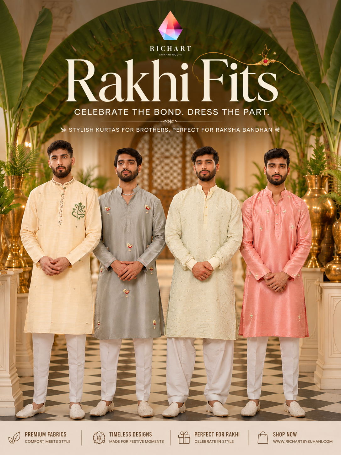 Men's Kurta for Rakhi: Celebrate the Bond in Style