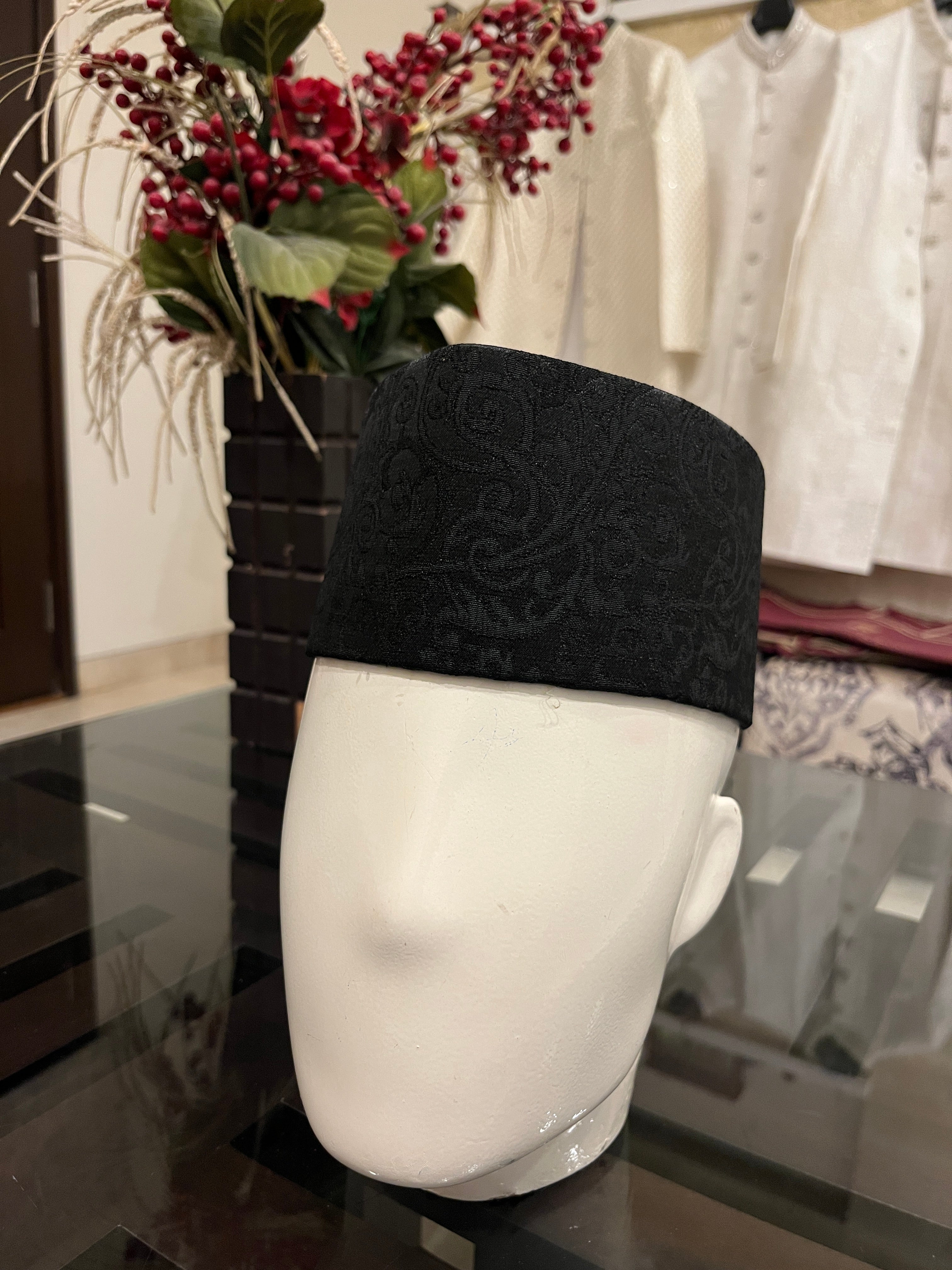 African Kente Kufi Hat, Kofi Hat, Ankara Cap, African Men Hat, Choir, Black History Month Men Accessory