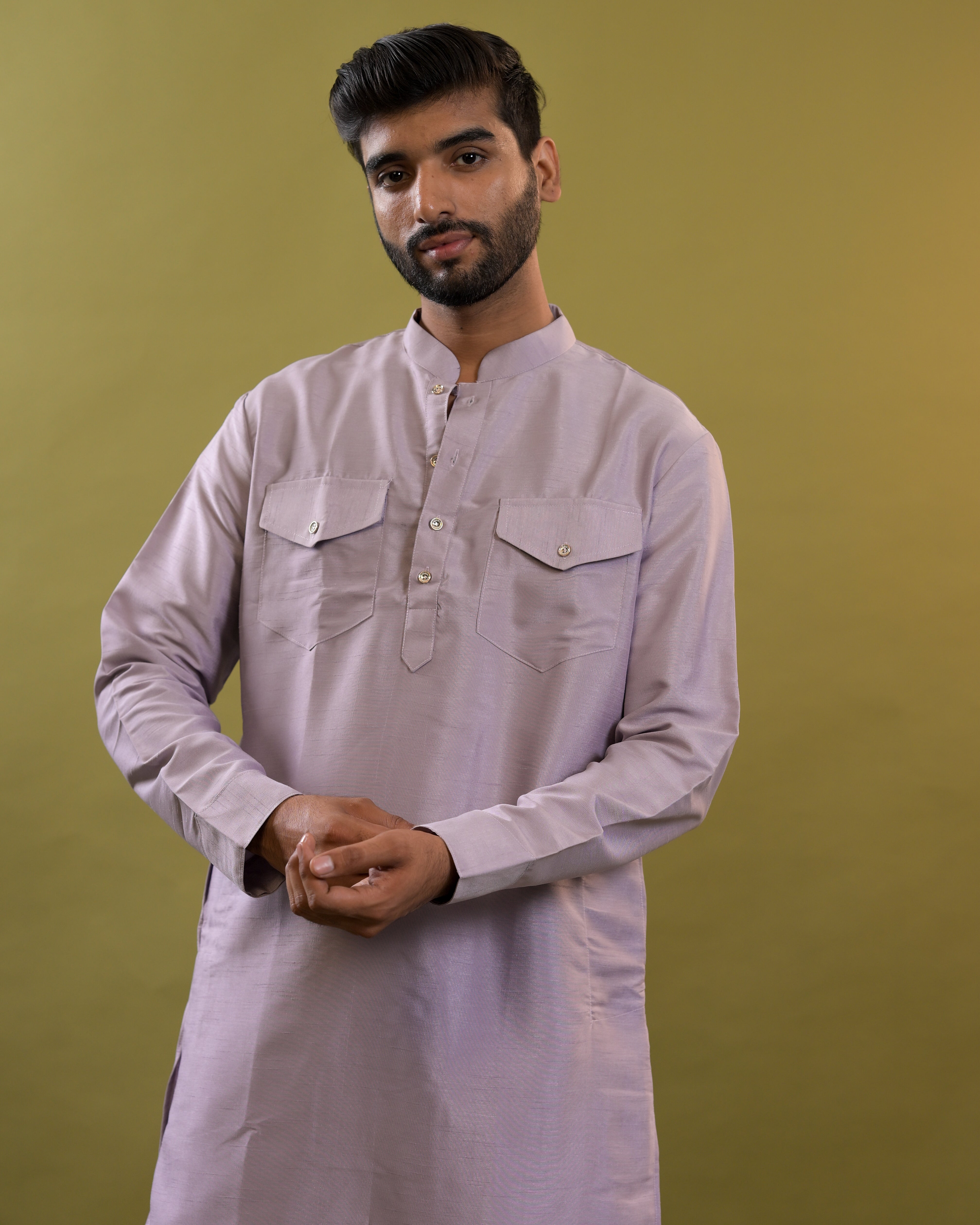 Silk Mens Kurta & Pants Set | Festive Outfit for men | Co-ord set for men | kurta for groom or groomsmen