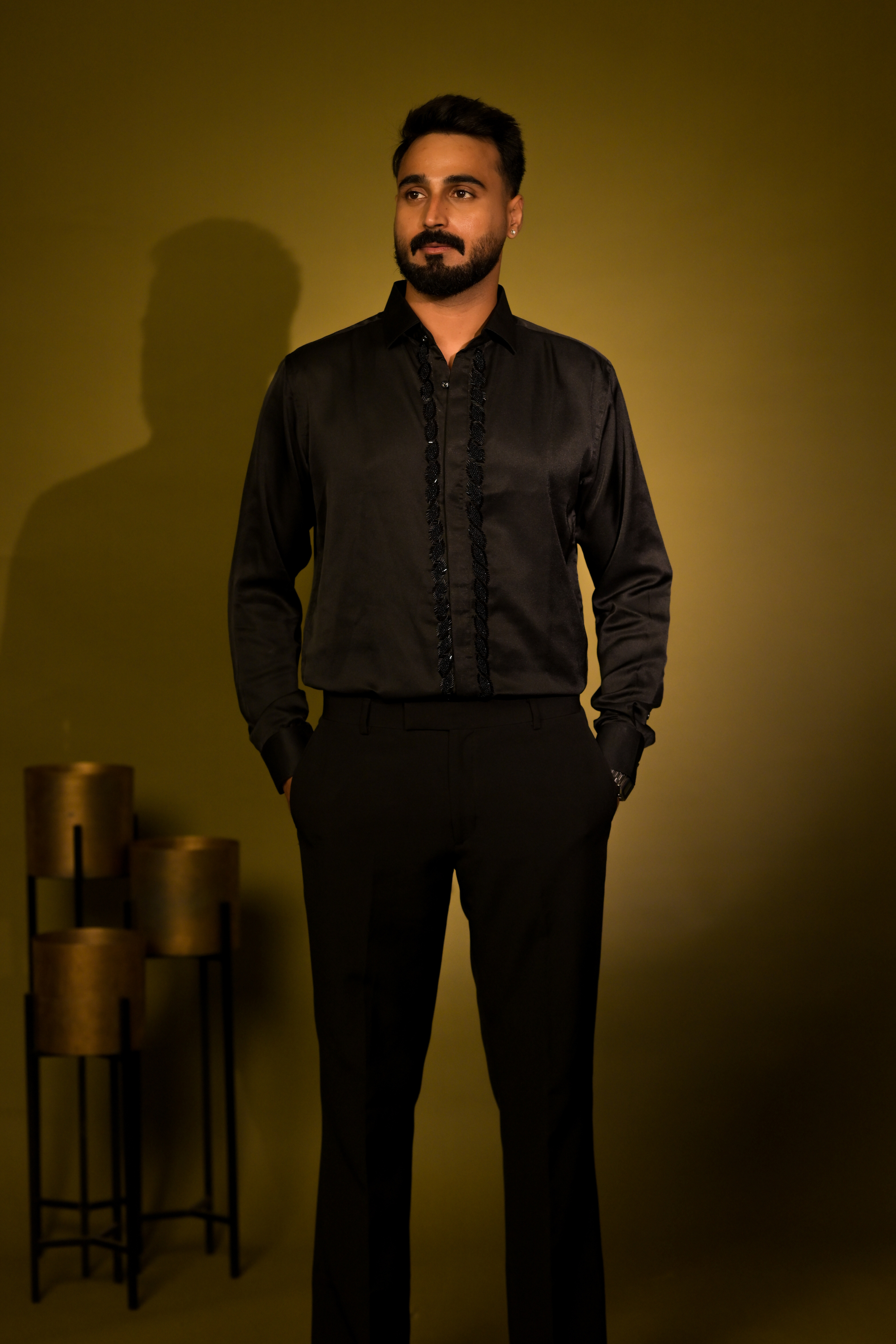 Handwork shirts for men | party wear shirts | black shirts for men