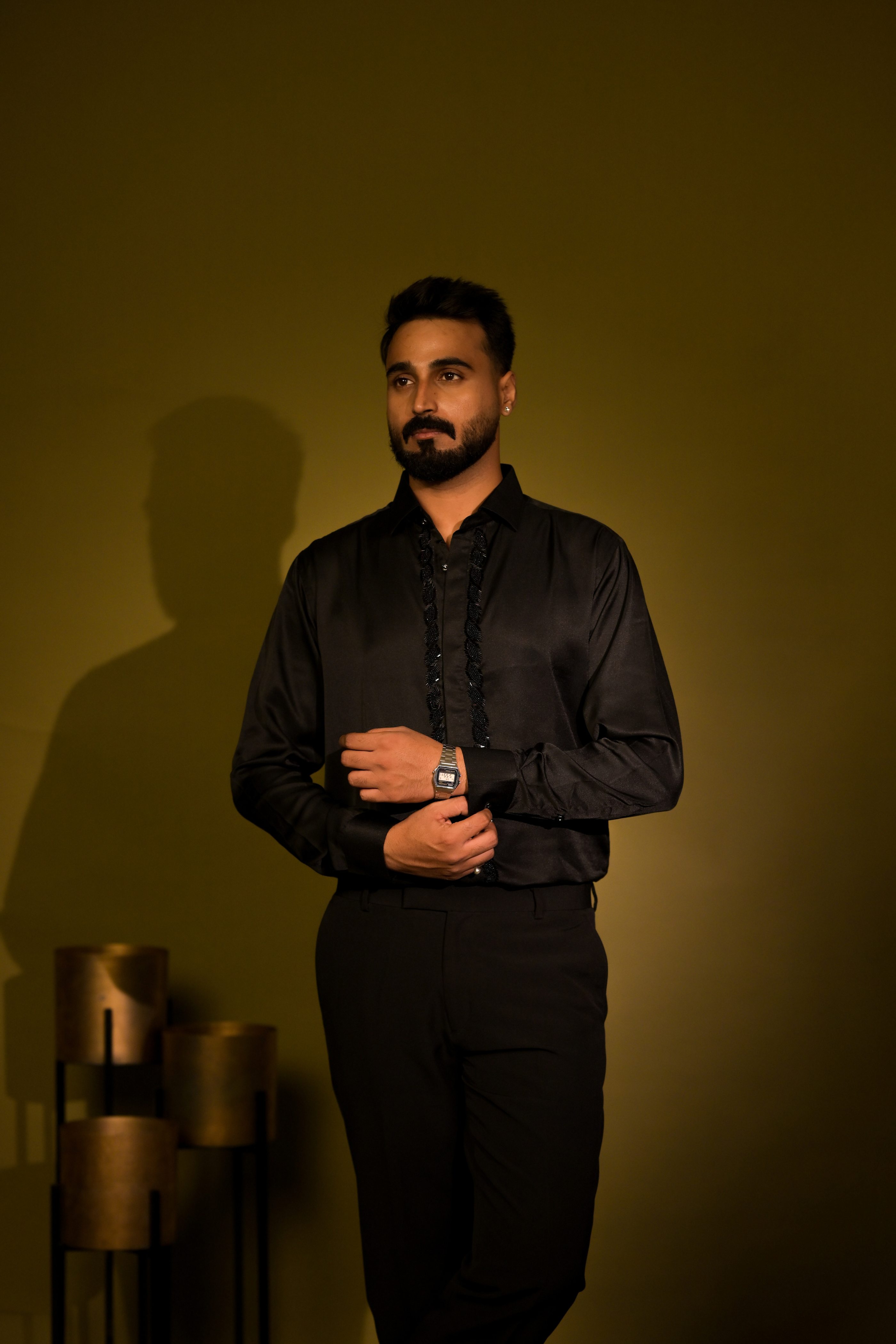 Handwork shirts for men | party wear shirts | black shirts for men