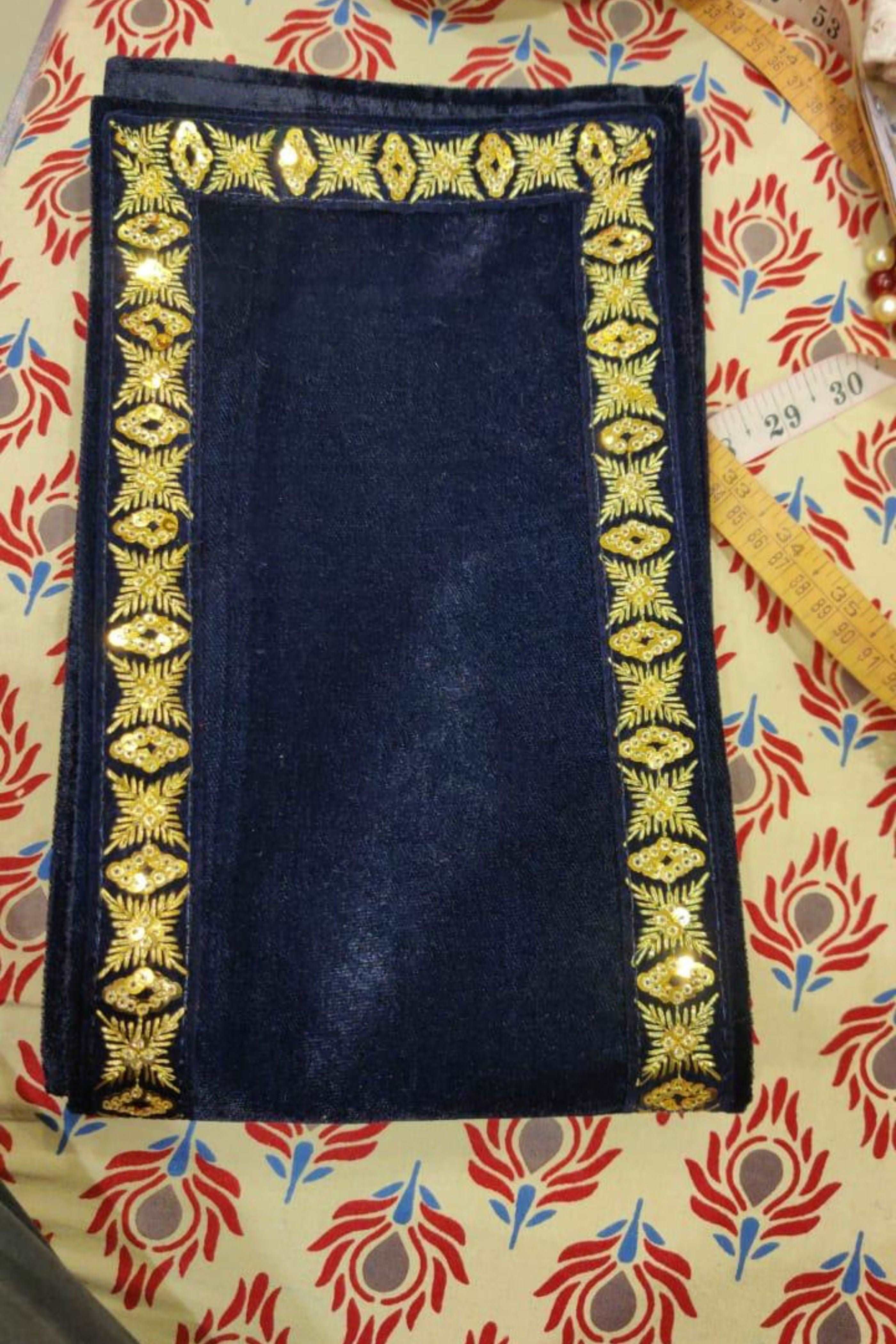 Velvet Stole (Dupatta) For Traditional Men’s Wear (Sherwani) For Wedding Purpose, Festive Purpose, Reception, Marriage Anniversary