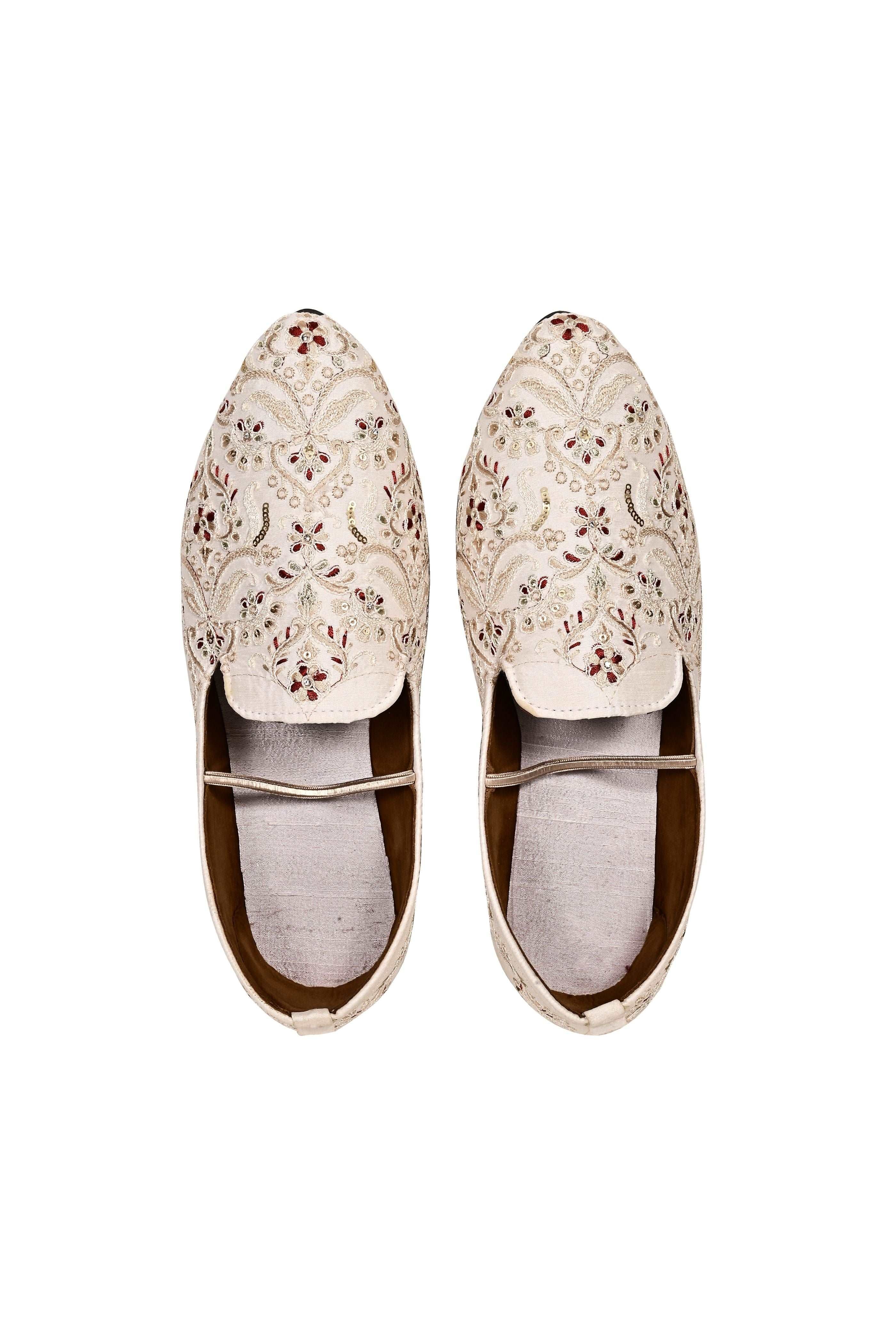 Mens Golden Handwork Ethnic Jutties Loafer  And Mojari For Wedding Party Occasion Fashion Outdoor Indoor Lightweight Shoes