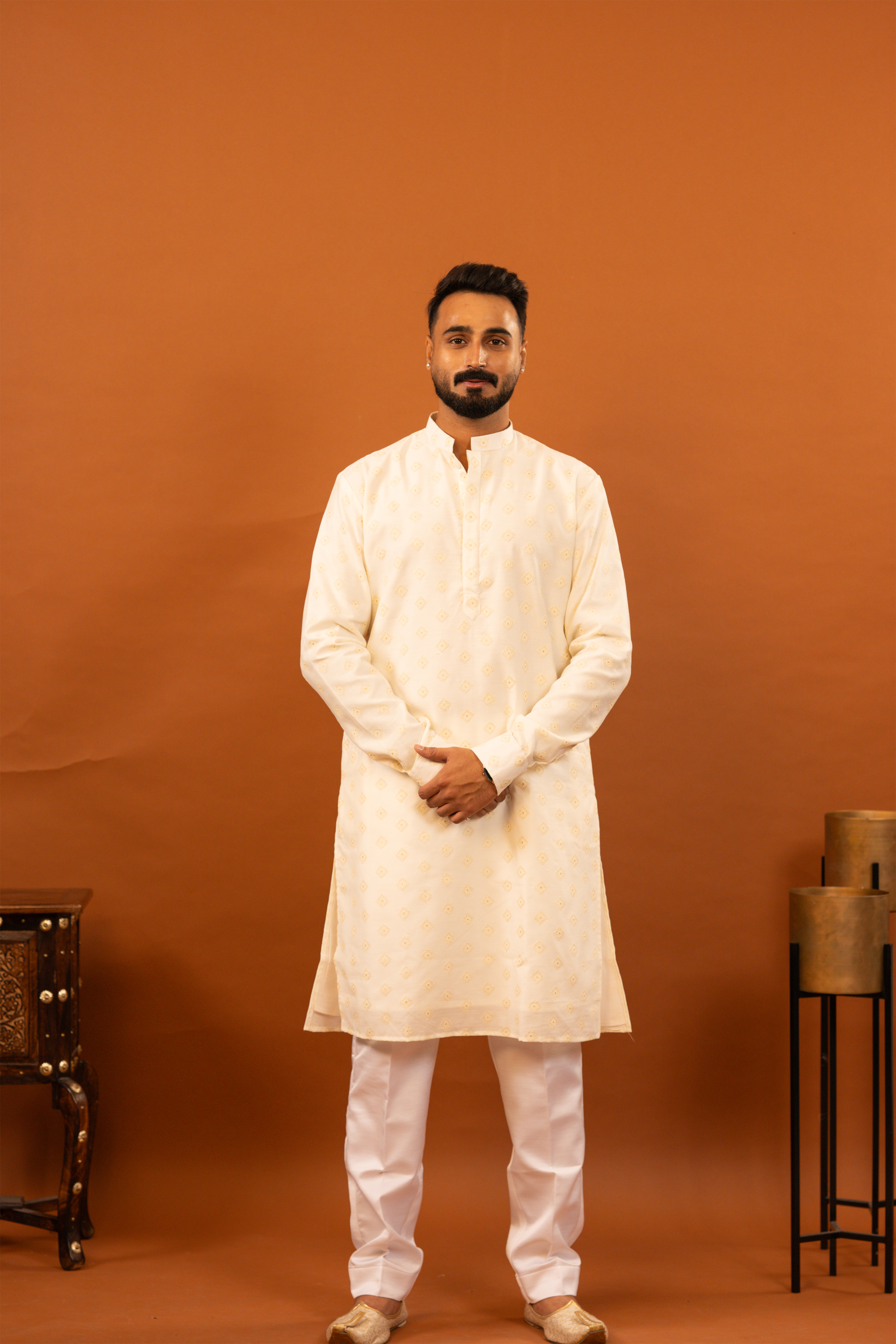 Mens Kurta & Pants Set | Festive Outfit for men | Wedding wear for men | kurta for groom or groomsmen
