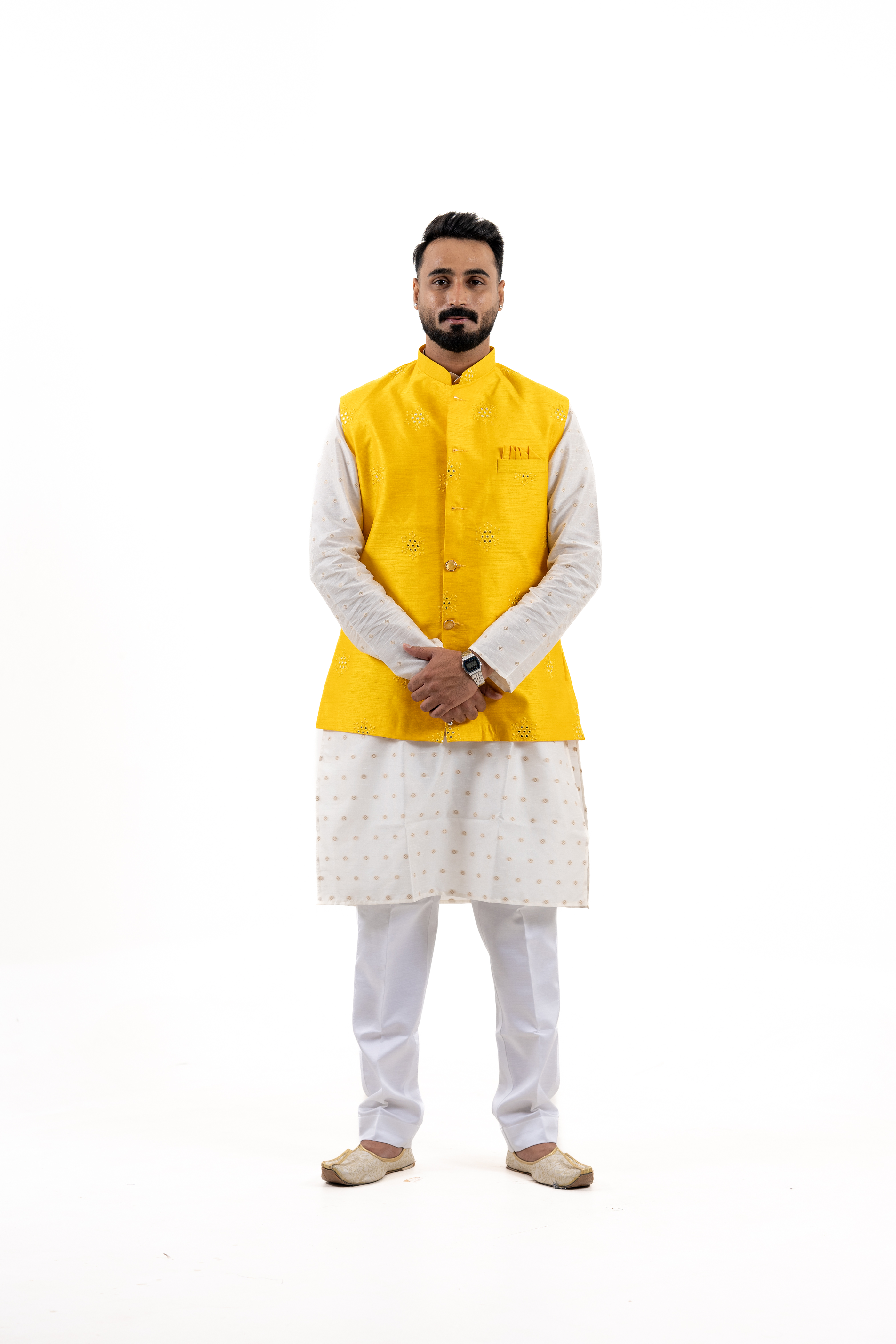 HandWork Nehru Jacket For Men | Modi Jacket | Jodhpuri jacket | Wedding jacket for men | Groom or Groomsmen outfit | Festive outfit for men