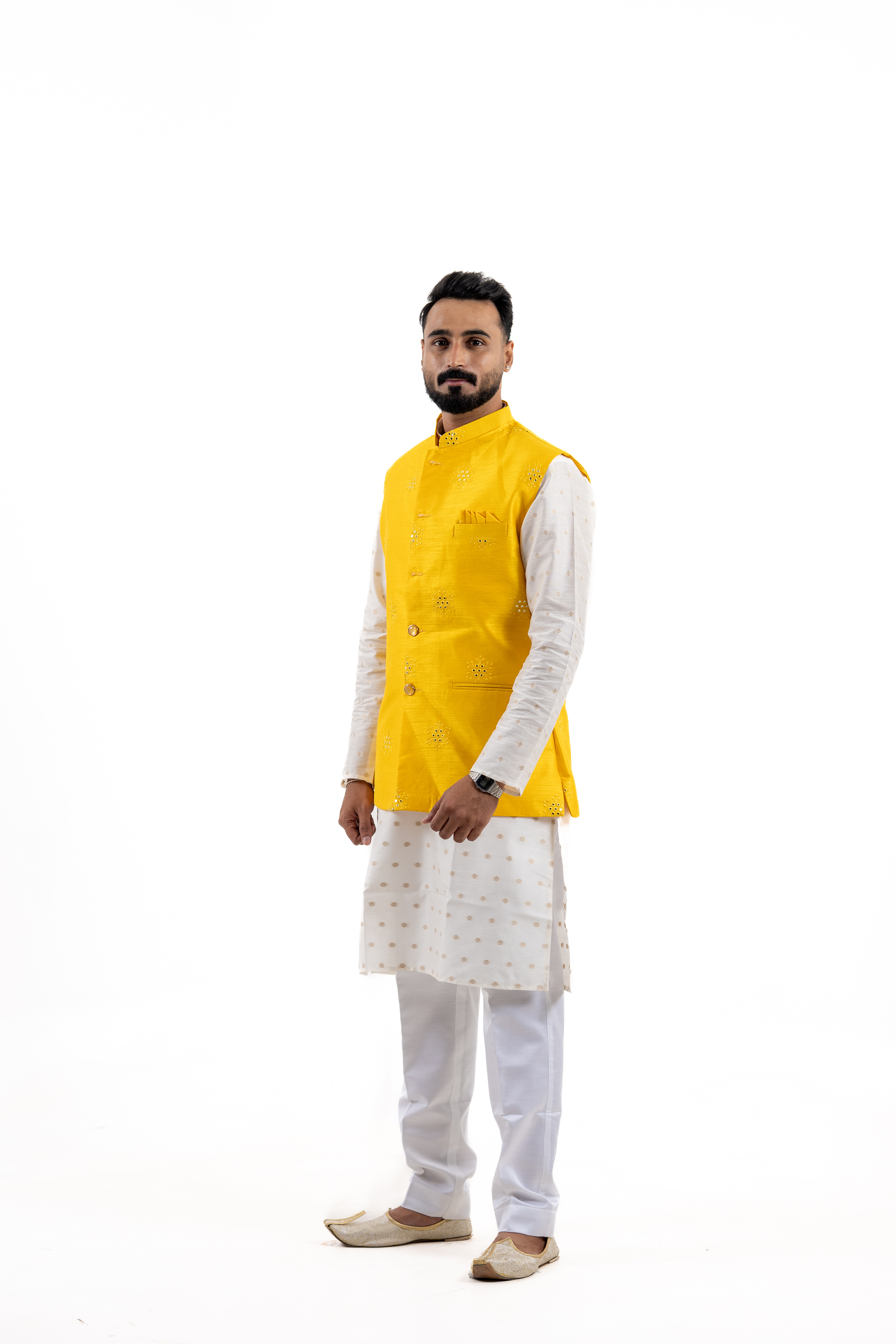 HandWork Nehru Jacket For Men | Modi Jacket | Jodhpuri jacket | Wedding jacket for men | Groom or Groomsmen outfit | Festive outfit for men