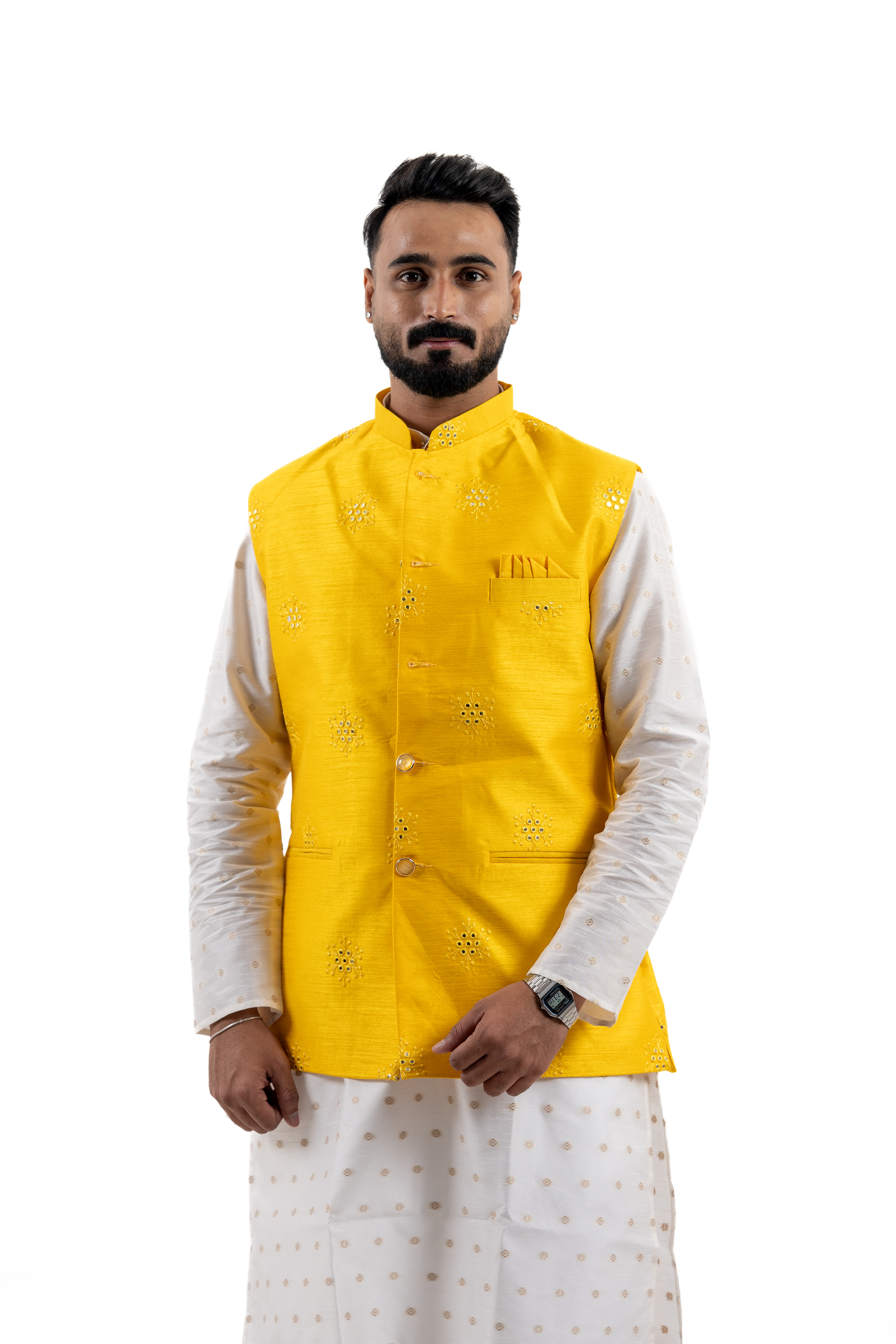 HandWork Nehru Jacket For Men | Modi Jacket | Jodhpuri jacket | Wedding jacket for men | Groom or Groomsmen outfit | Festive outfit for men