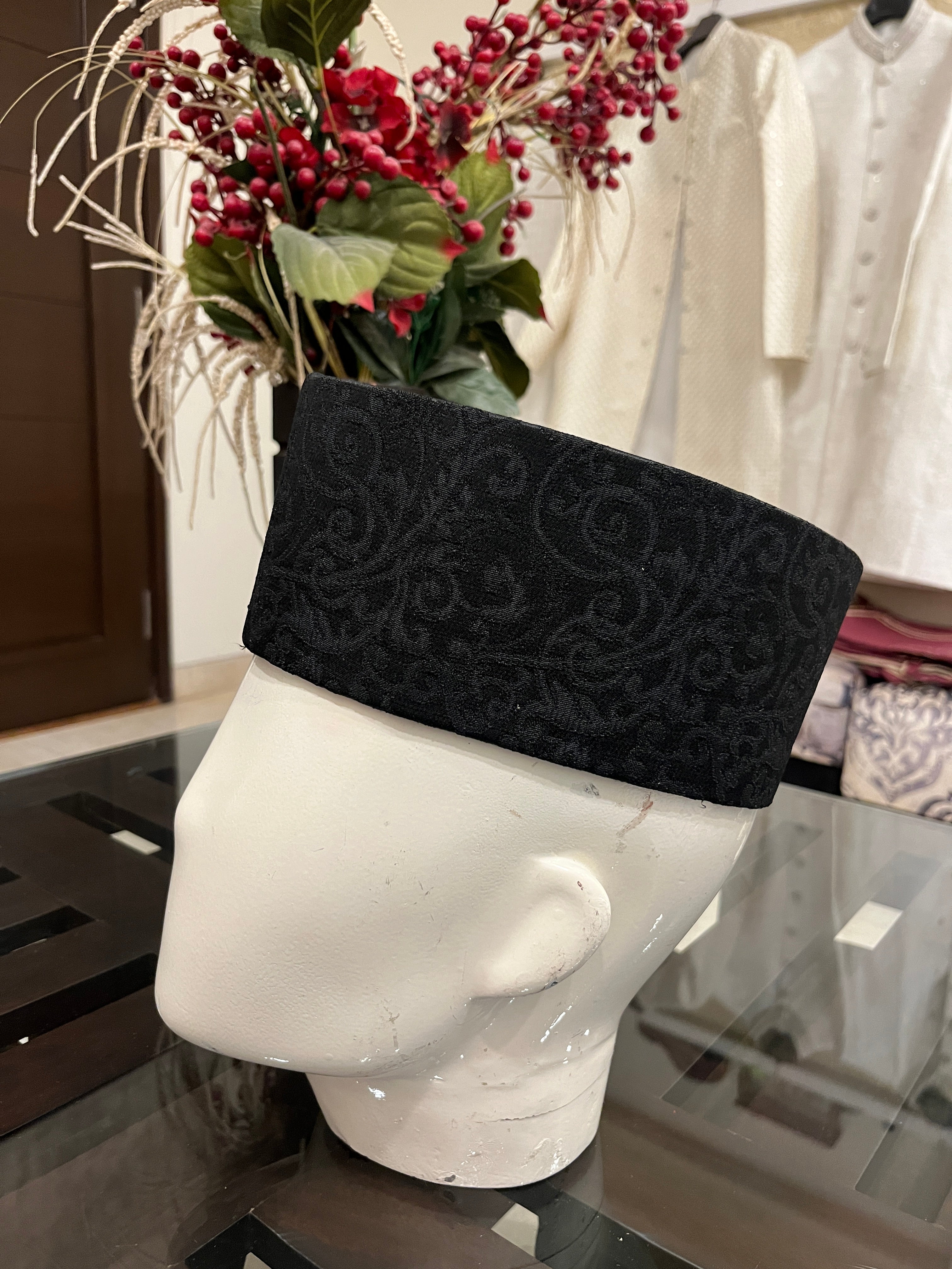 African Kente Kufi Hat, Kofi Hat, Ankara Cap, African Men Hat, Choir, Black History Month Men Accessory