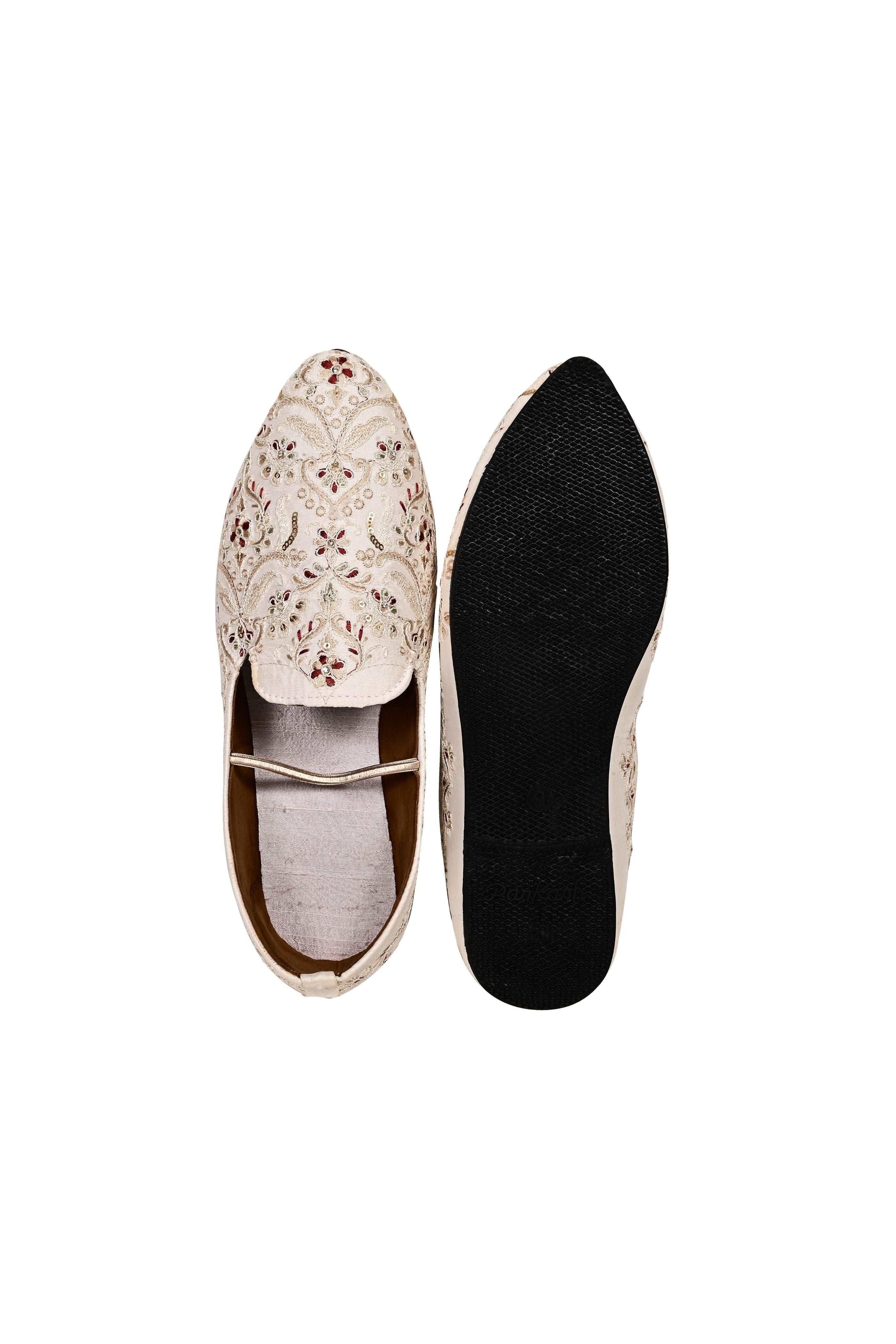 Mens Golden Handwork Ethnic Jutties Loafer  And Mojari For Wedding Party Occasion Fashion Outdoor Indoor Lightweight Shoes