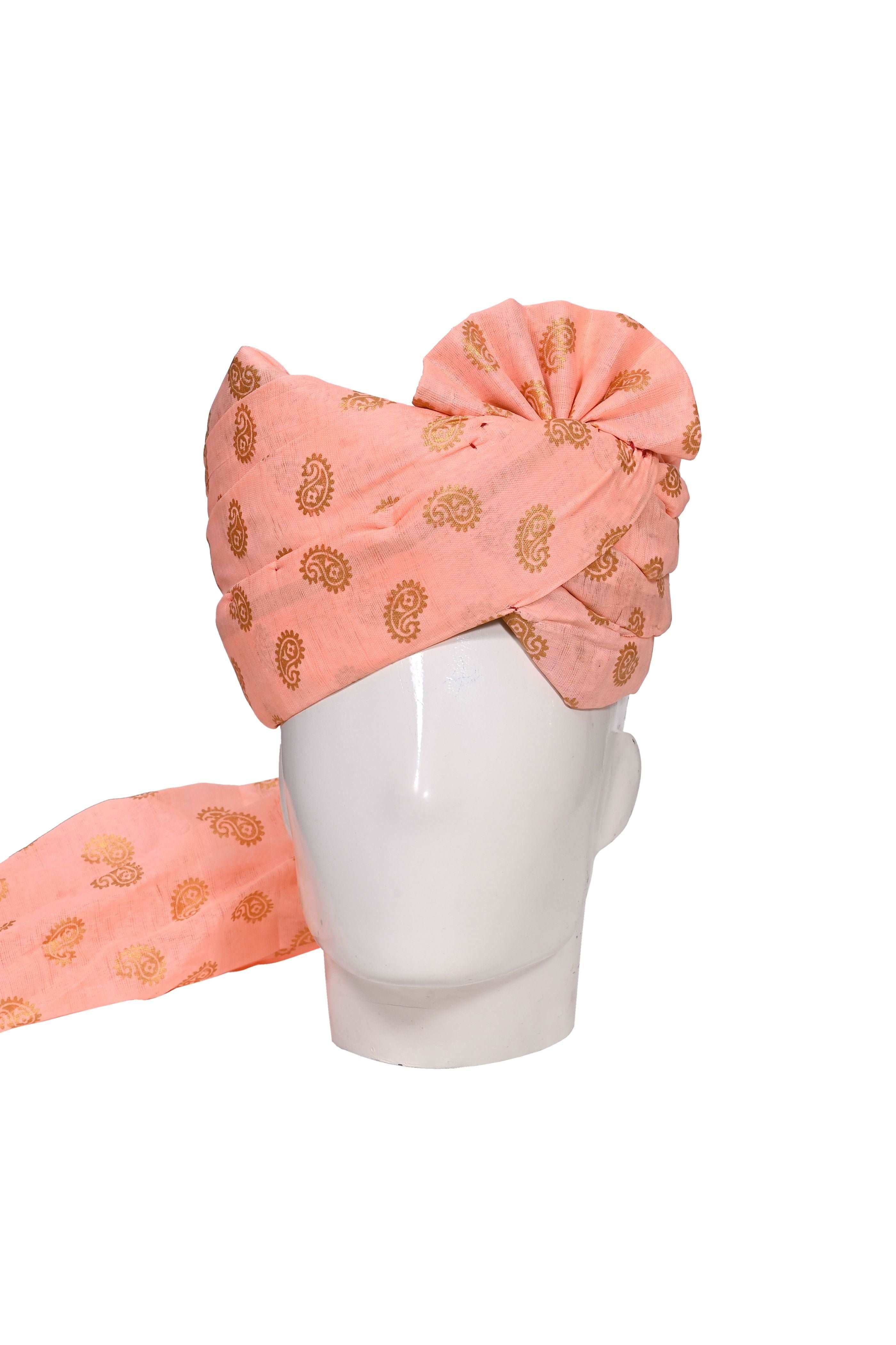 Royal Traditional Stitched Fabric Cotton Safa/turban/pagri/pheta   Pheta (Turban Safa) For Men For Wedding/marriage And Traditional Function