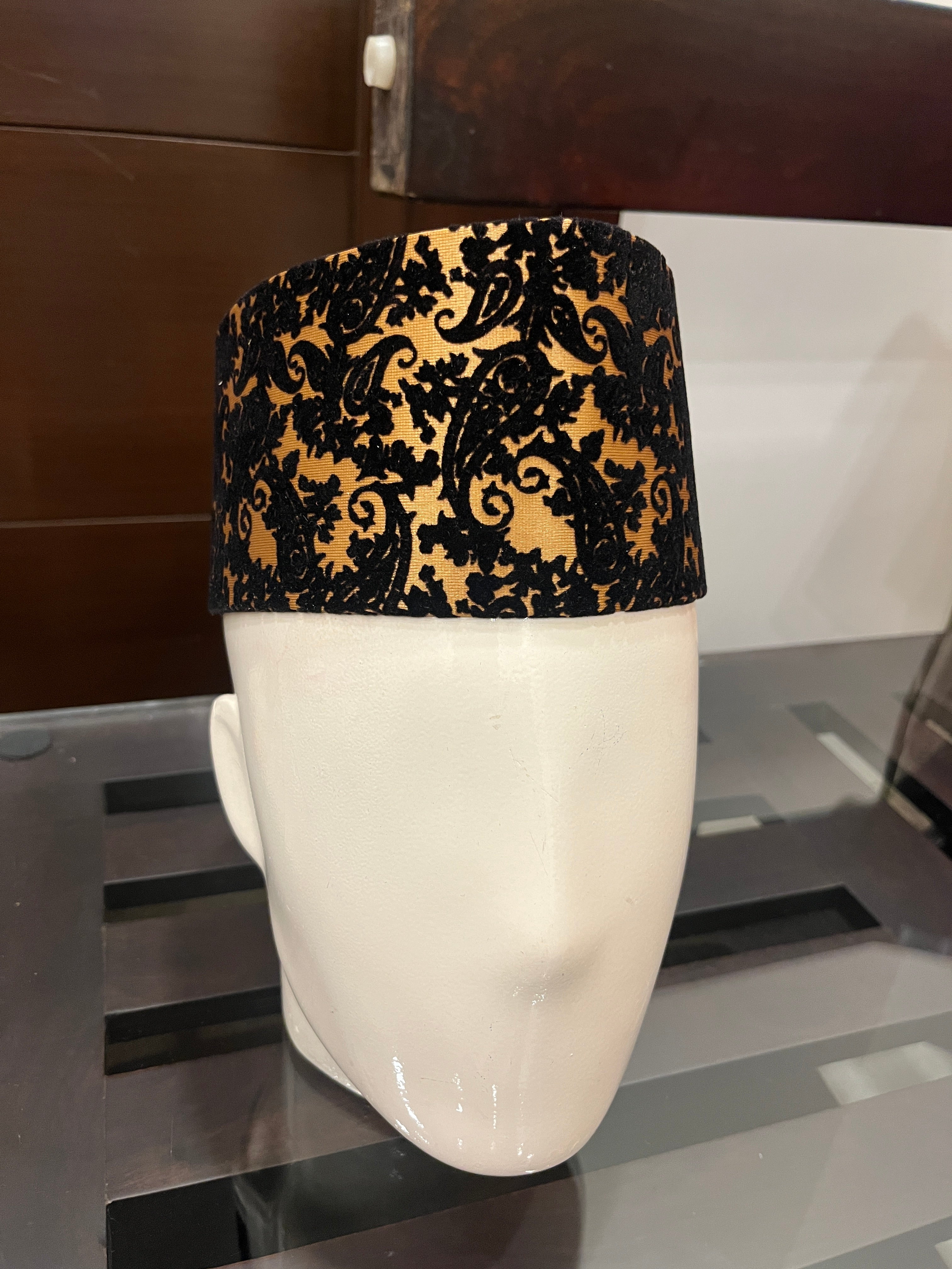 African Kente Kufi Hat, puja hat , Kofi Hat, Ankara Cap, African Men, Muslim hat