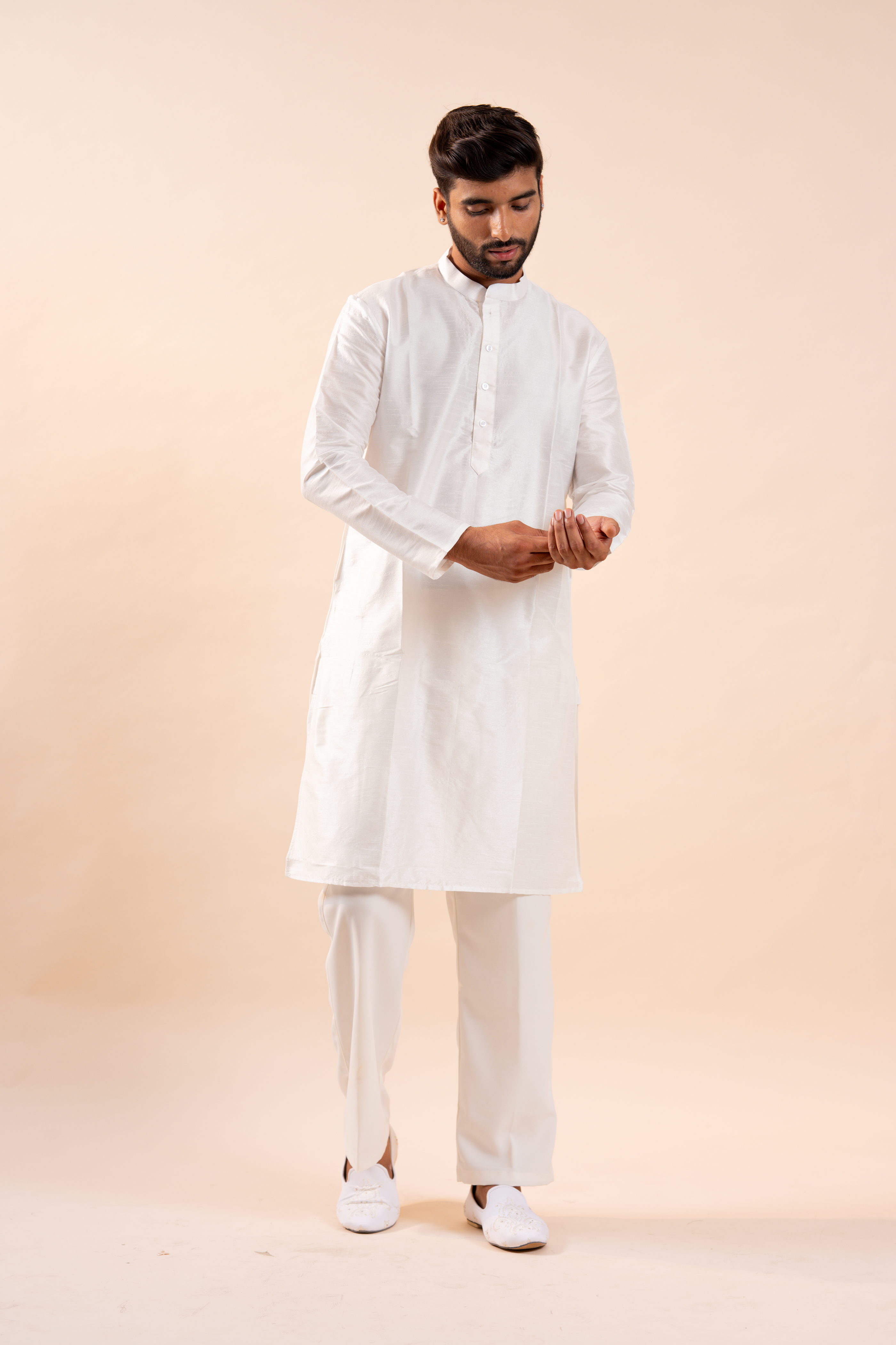 Handwork Nehru Jacket with kurta pyjama set For Men | Modi Jacket 3 piece set | Indian wedding wear outfits | waistcoat | kurta pant with jacket