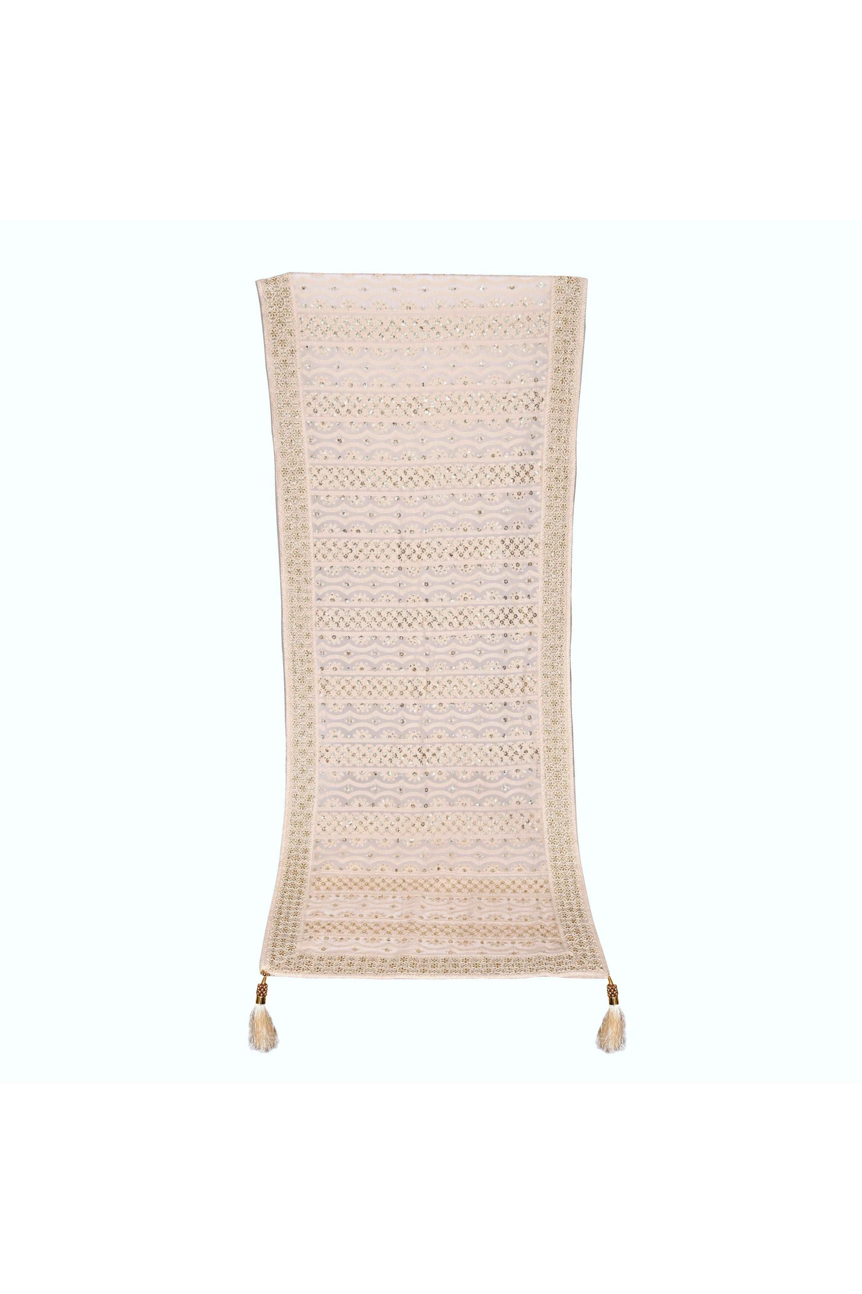 White Chikankari Stitched Handwork Border Safa/turban/pagri/pheta   Pheta (Turban Safa) And Dupatta  For Men For Wedding/marriage And Traditional Function