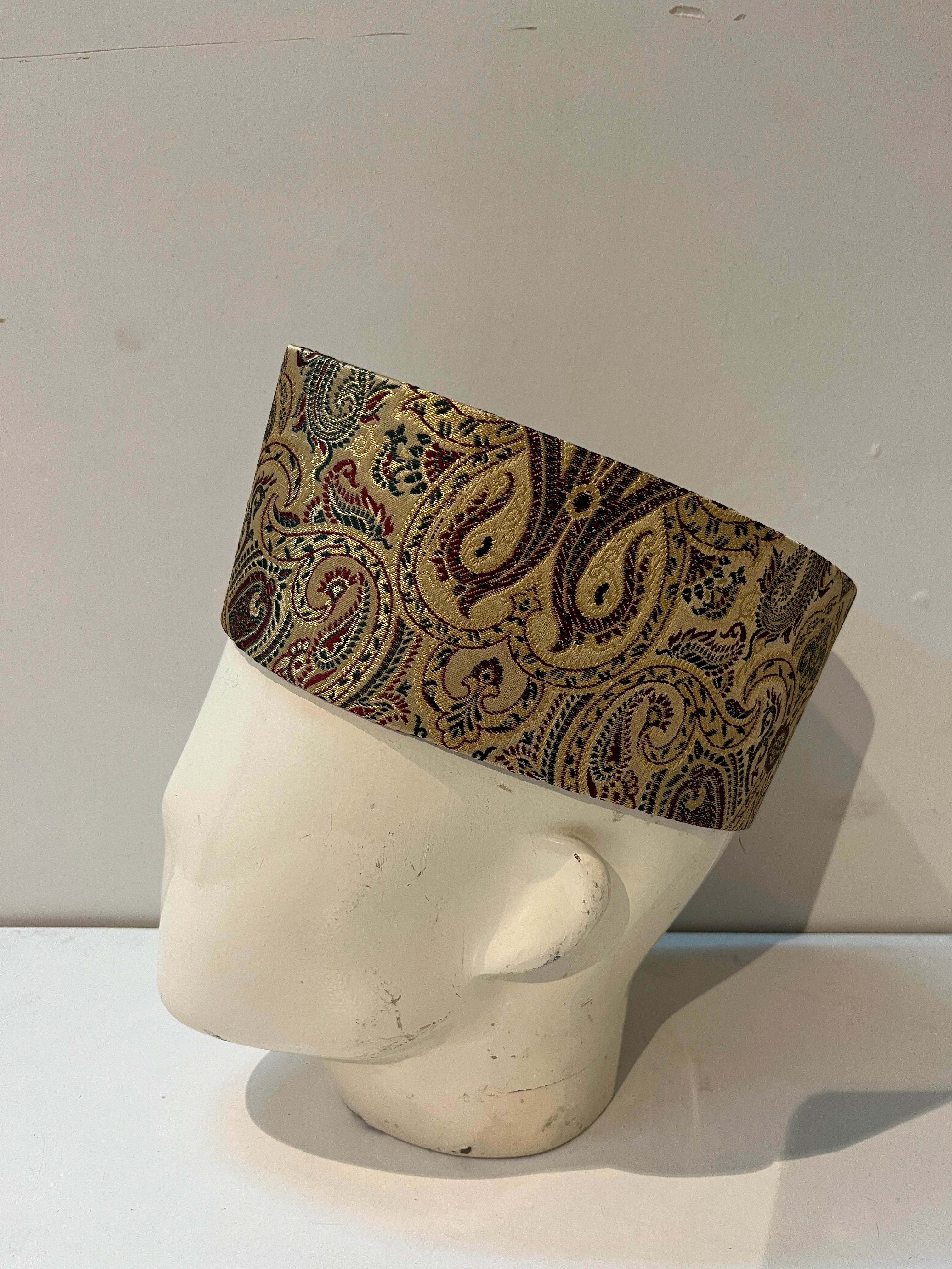 African Kente Kufi Hat, puja hat , Kofi Hat, Ankara Cap, African Men Hat, Choir, Black History Month Men Accessory