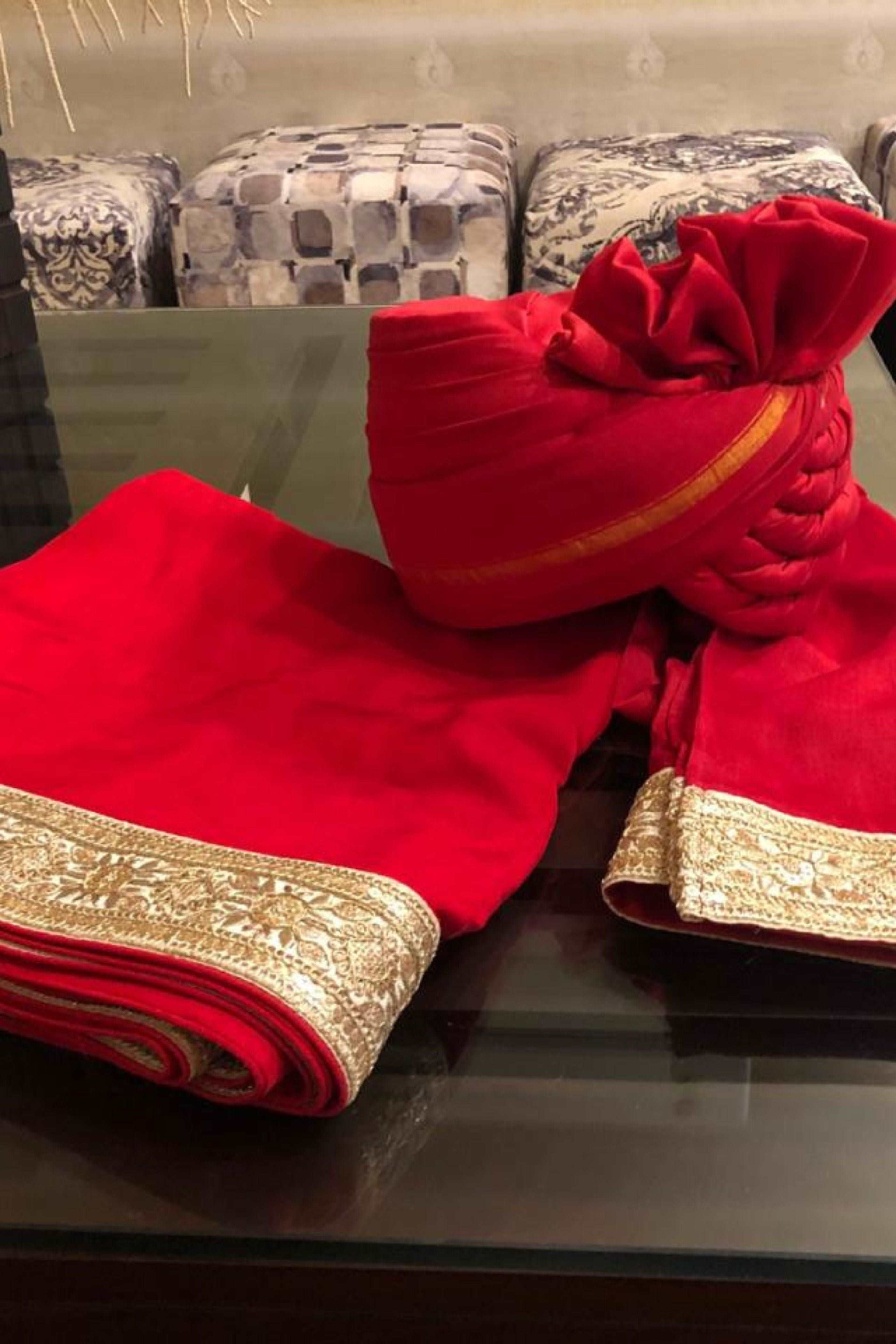 Silk Stole(Dupatta) For Sherwani For Wedding Purpose