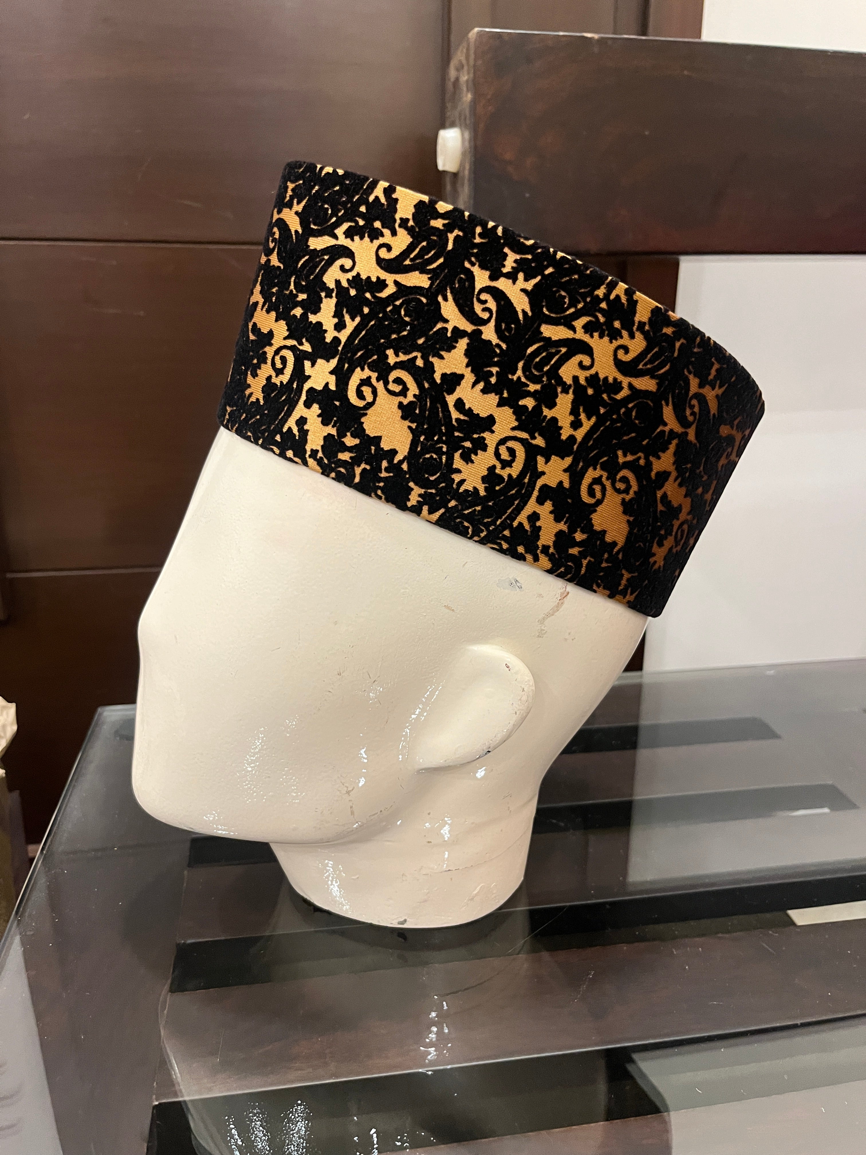 African Kente Kufi Hat, puja hat , Kofi Hat, Ankara Cap, African Men, Muslim hat