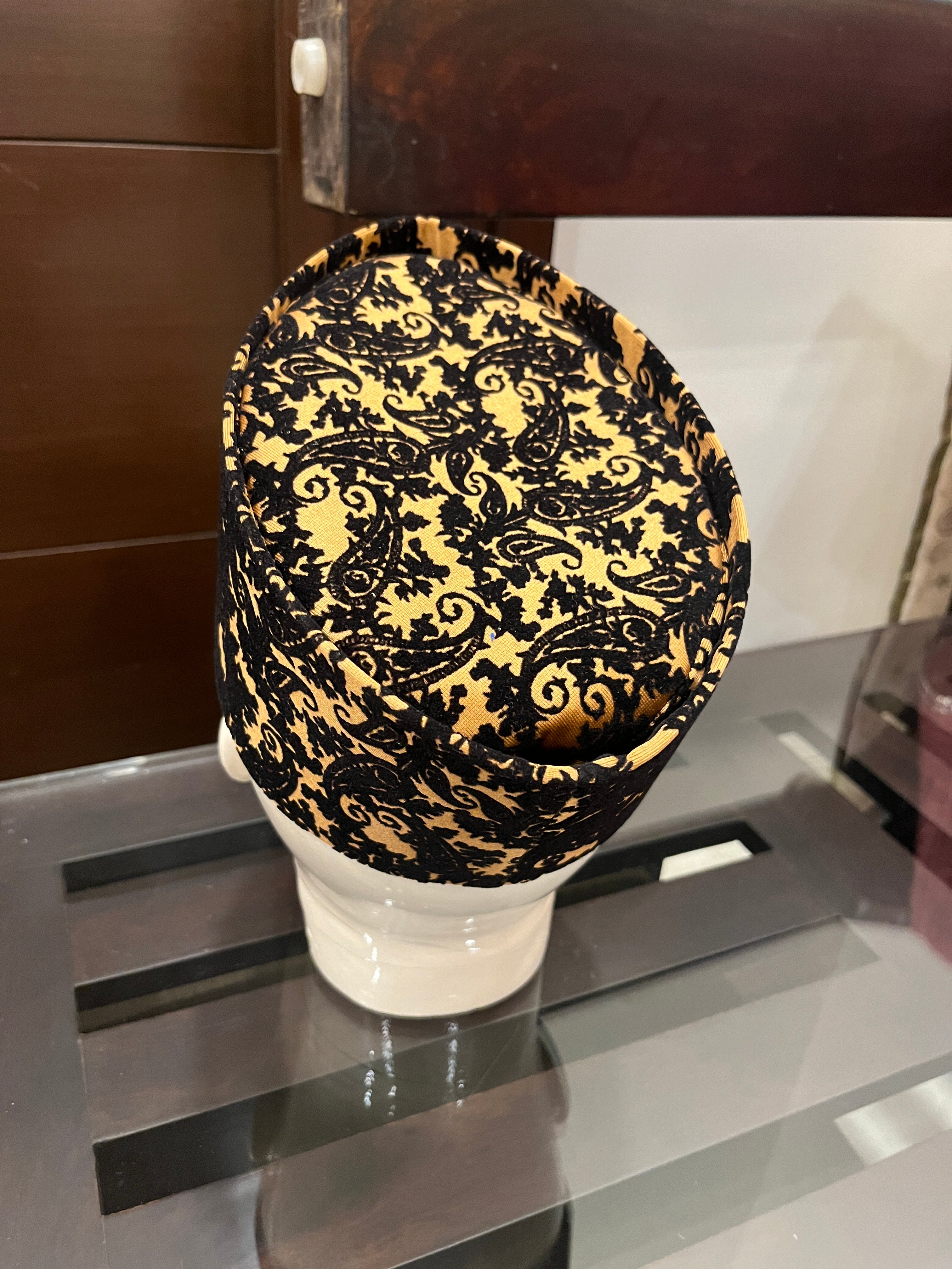 African Kente Kufi Hat, puja hat , Kofi Hat, Ankara Cap, African Men, Muslim hat