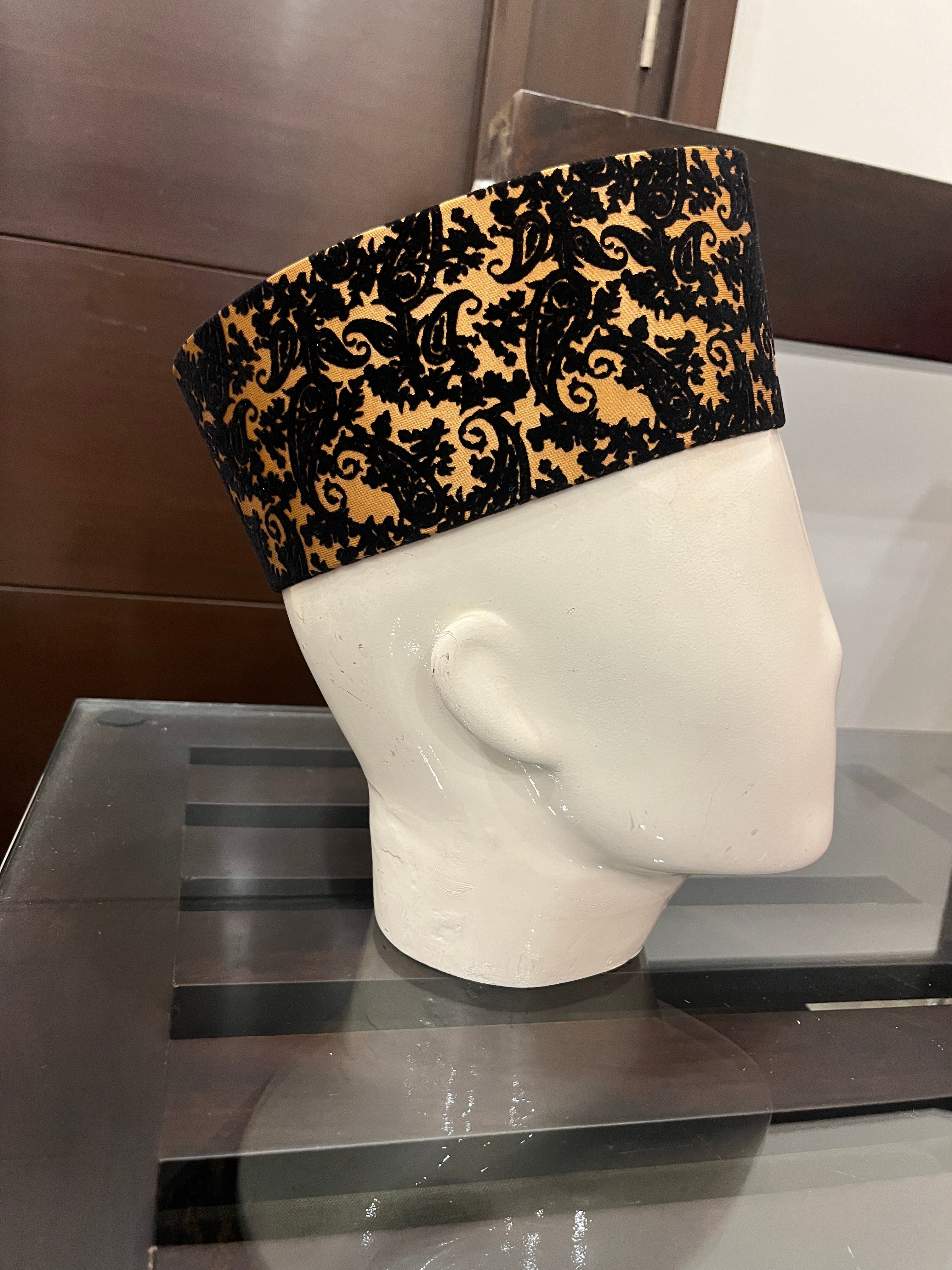 African Kente Kufi Hat, puja hat , Kofi Hat, Ankara Cap, African Men, Muslim hat