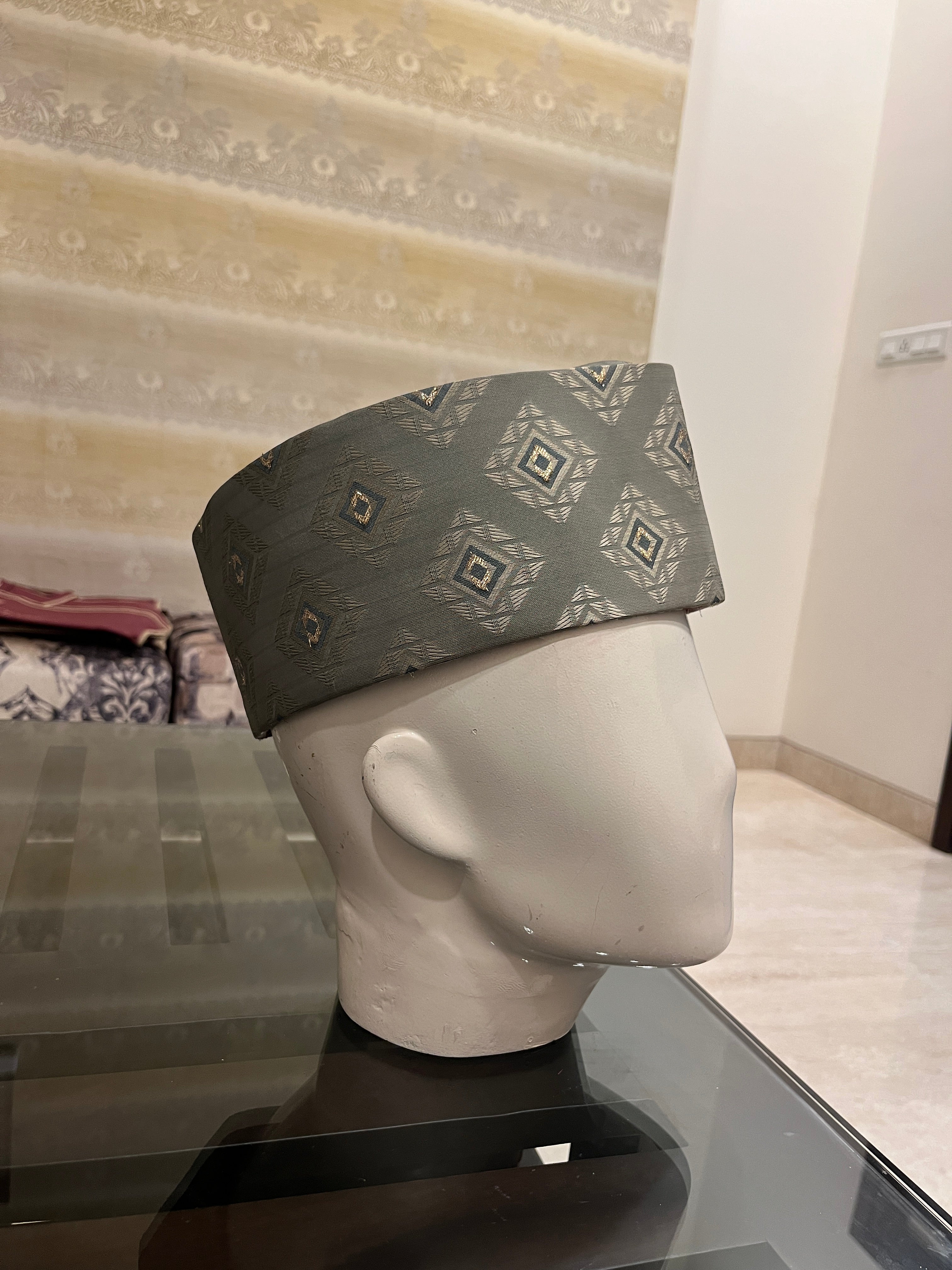 African Kente Kufi Hat, Kofi Hat, Ankara Cap, African Men Hat, Choir, Black History Month Men Accessory