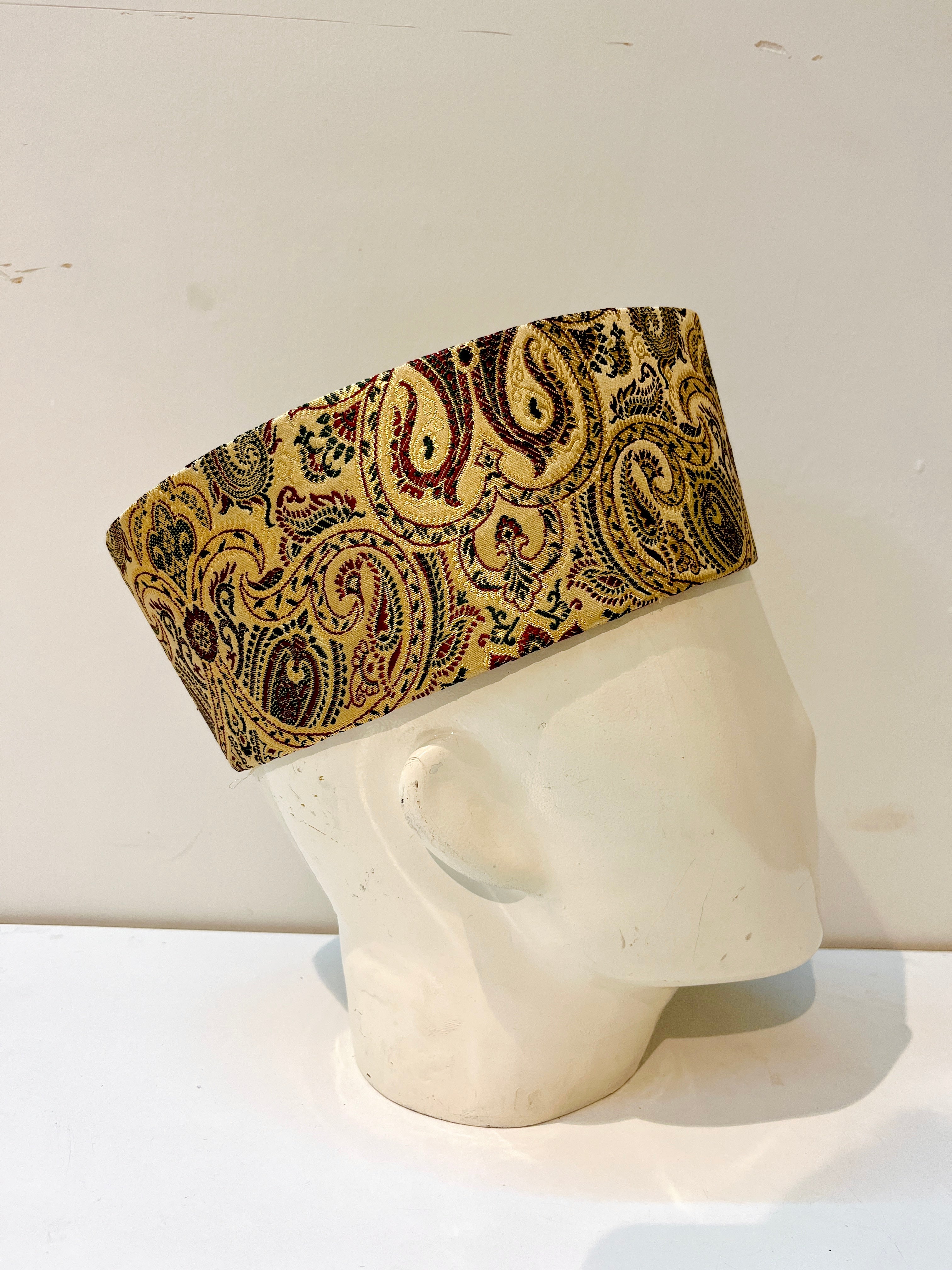 African Kente Kufi Hat, puja hat , Kofi Hat, Ankara Cap, African Men Hat, Choir, Black History Month Men Accessory