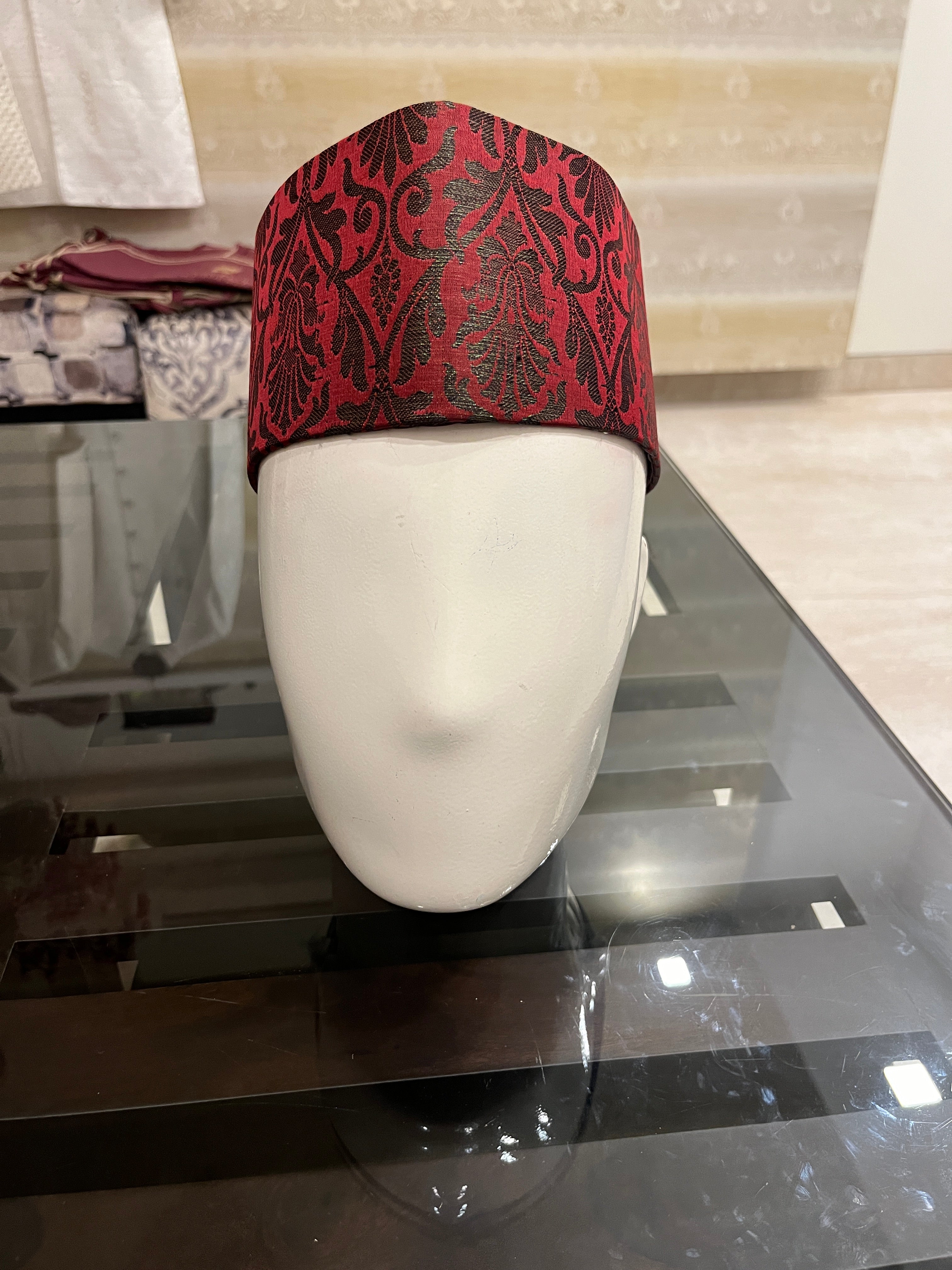 African Kente Kufi Hat, Kofi Hat, Ankara Cap, African Men Hat, Choir, Black History Month Men Accessory