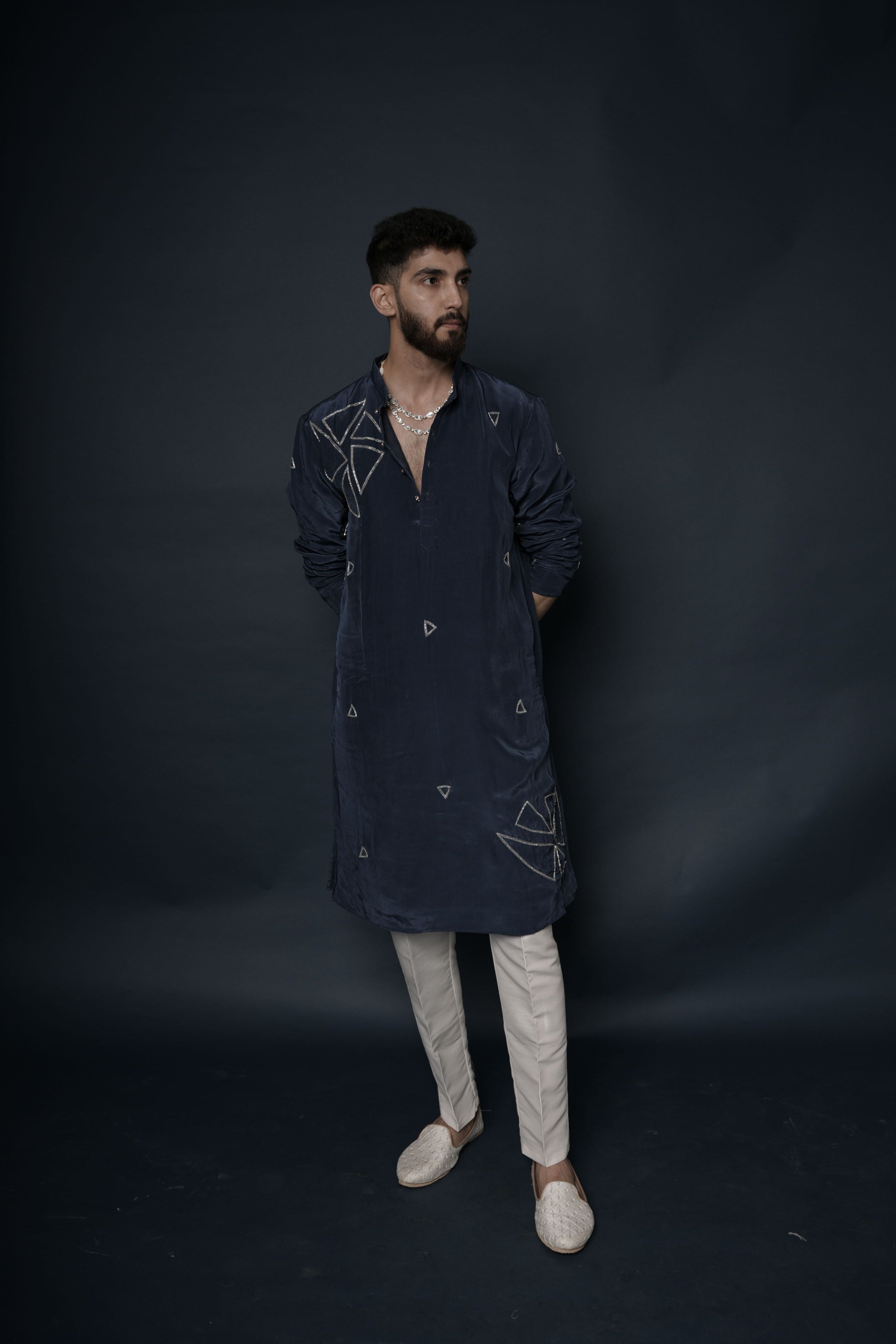 Handwork Mens Kurta & Pants Set | Festive Outfit for men | Wedding wear for men | kurta for groom or groomsmen