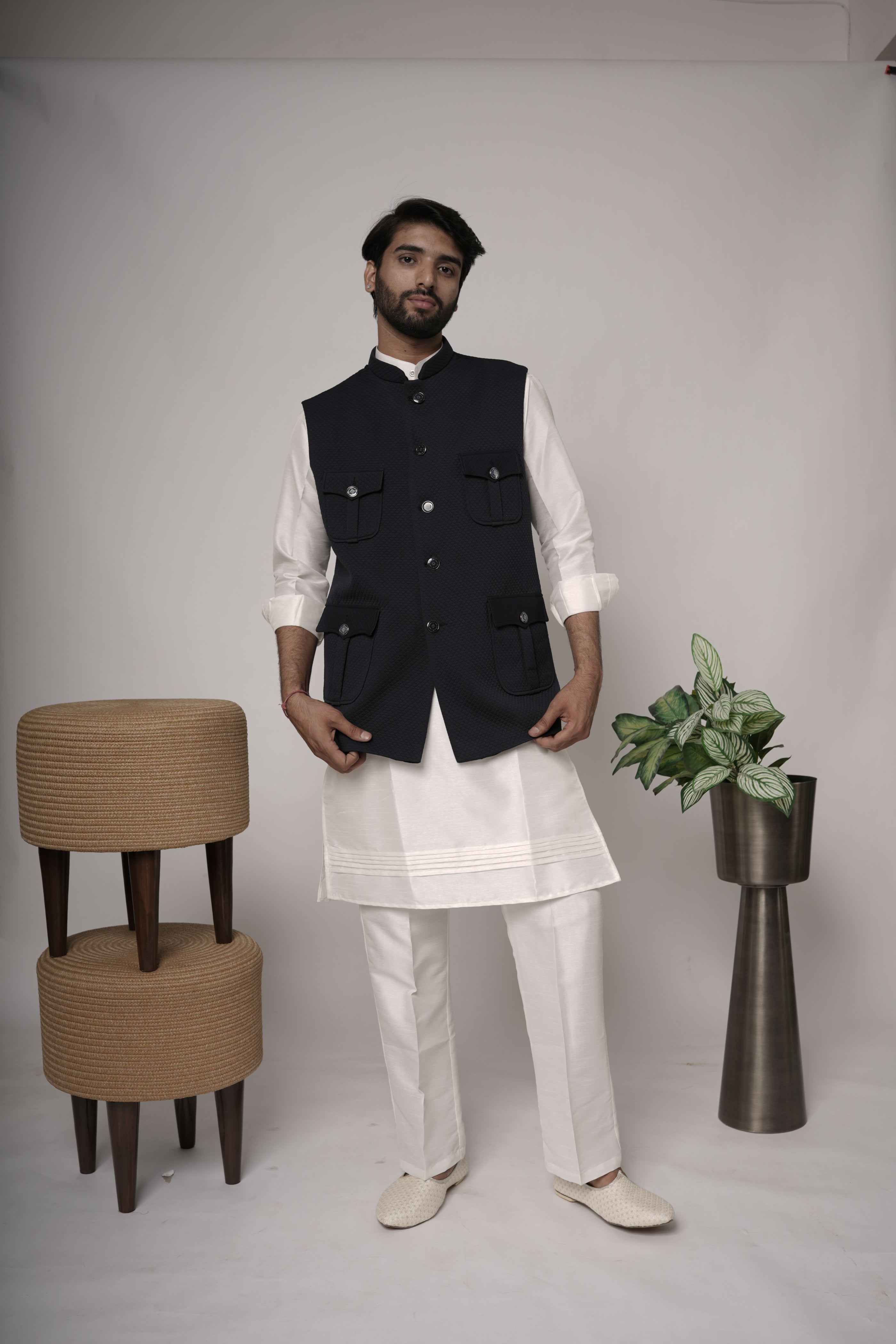 Hunter jacket for men | Nehru Jacket For Men's wedding or festive wear