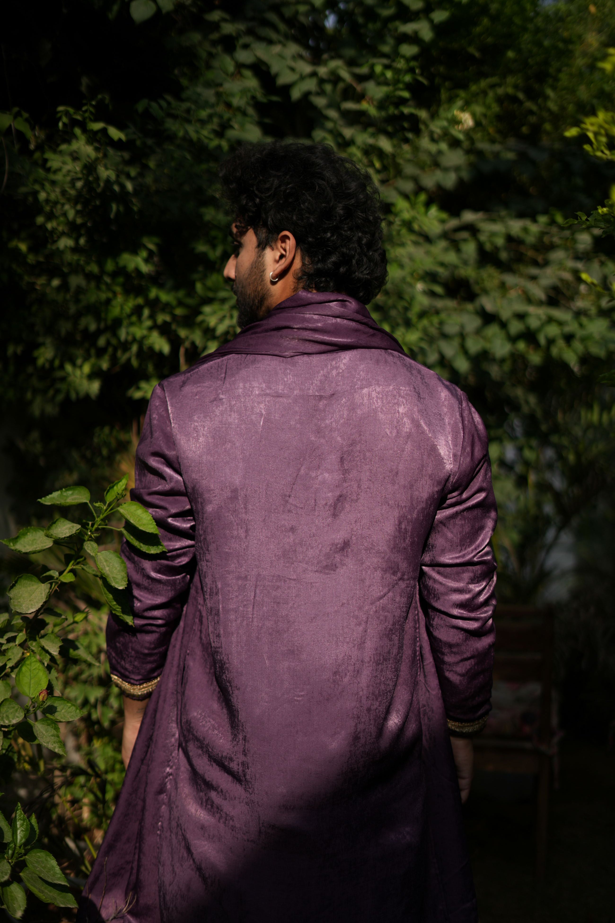 Handwork Mens Kurta & Pants Set with dupatta | Festive Outfit for men | Groom or Groomsmen outfit