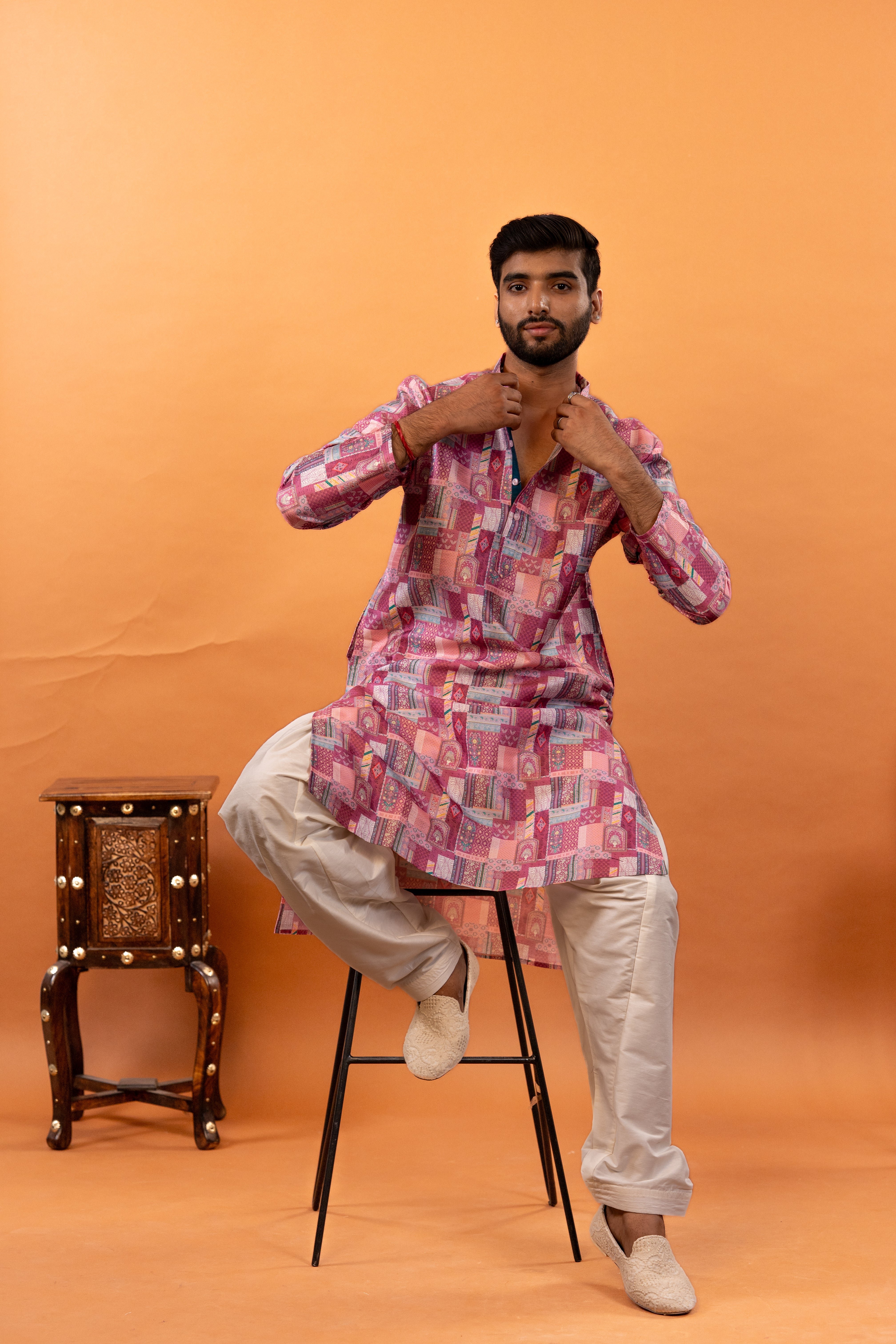 Mens Kurta & Pants Set | Festive Outfit for men | Groom or Groomsmen outfit