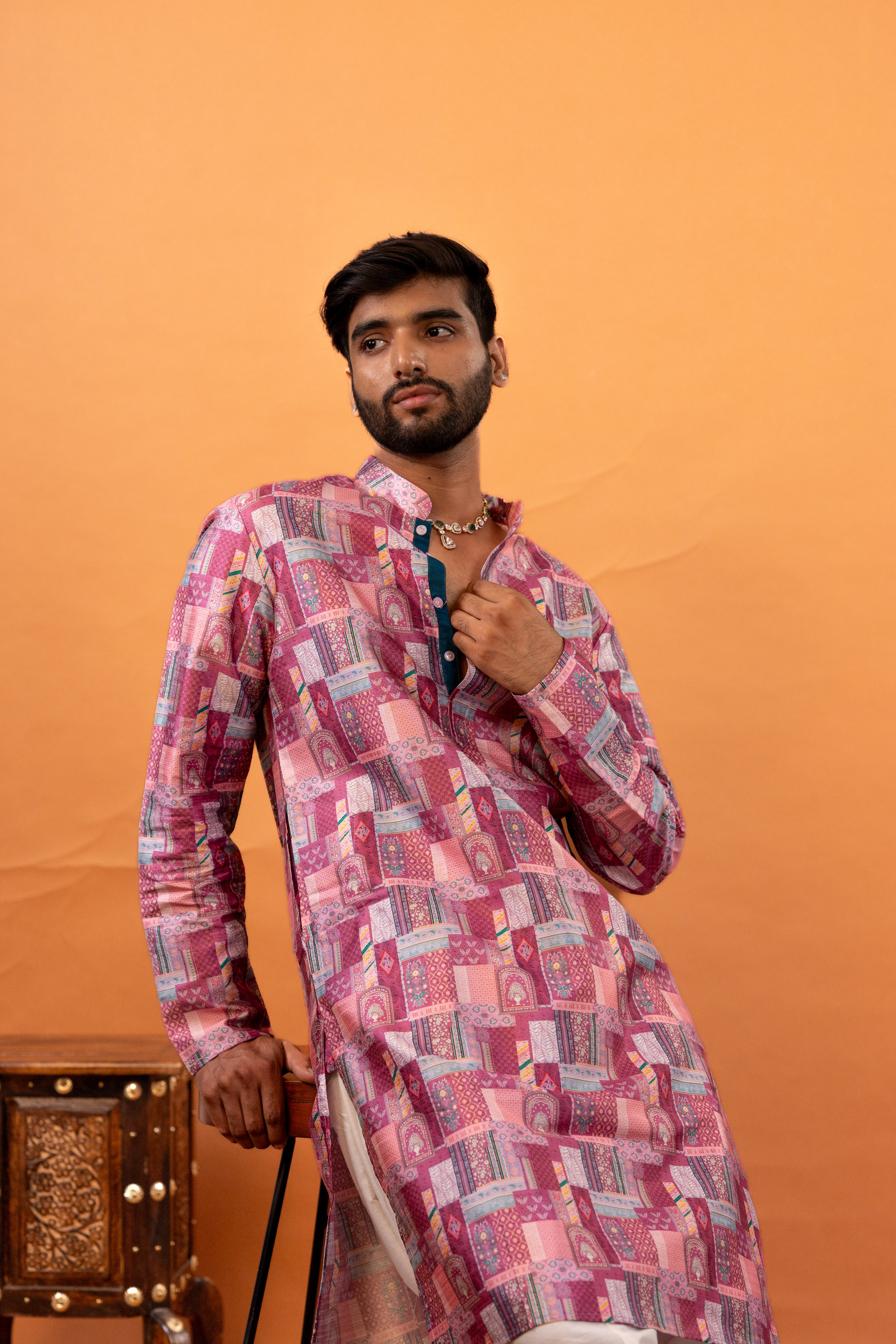 Mens Kurta & Pants Set | Festive Outfit for men | Groom or Groomsmen outfit