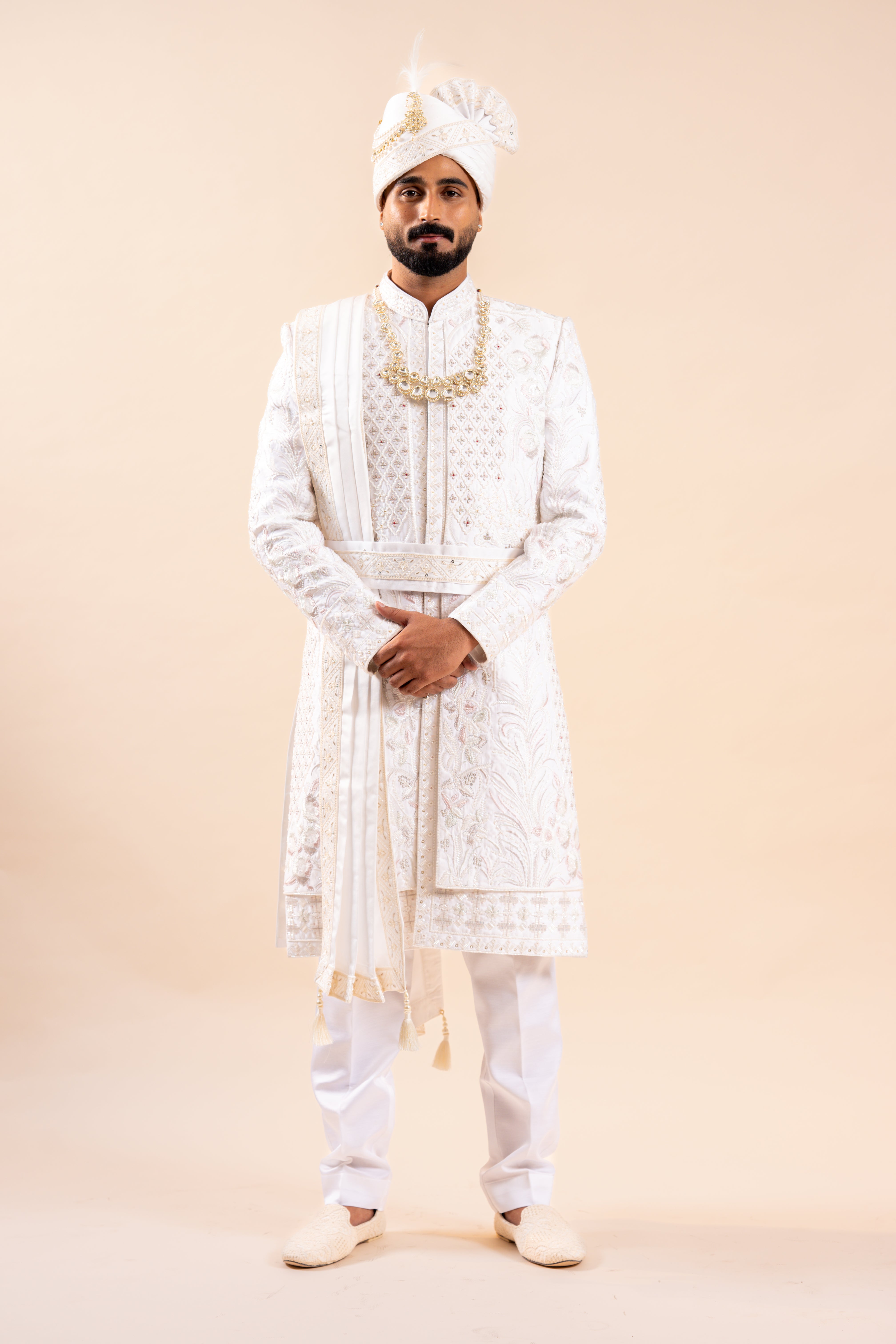 Men's wedding Sherwani full set | groom and Groomsmen outfit | Indian/Pakistani Sherwani | wedding dress for men