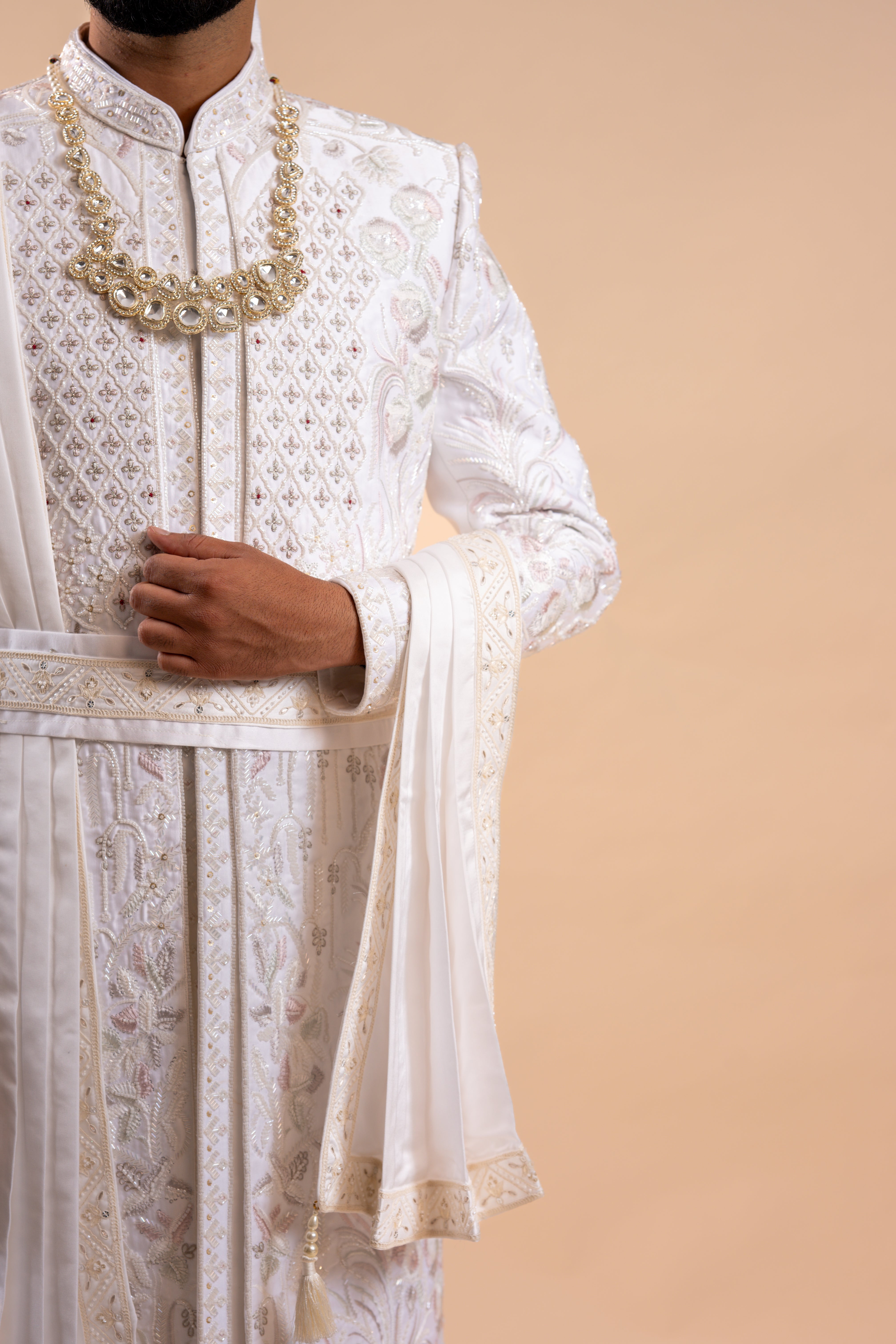 Men's wedding Sherwani full set | groom and Groomsmen outfit | Indian/Pakistani Sherwani | wedding dress for men