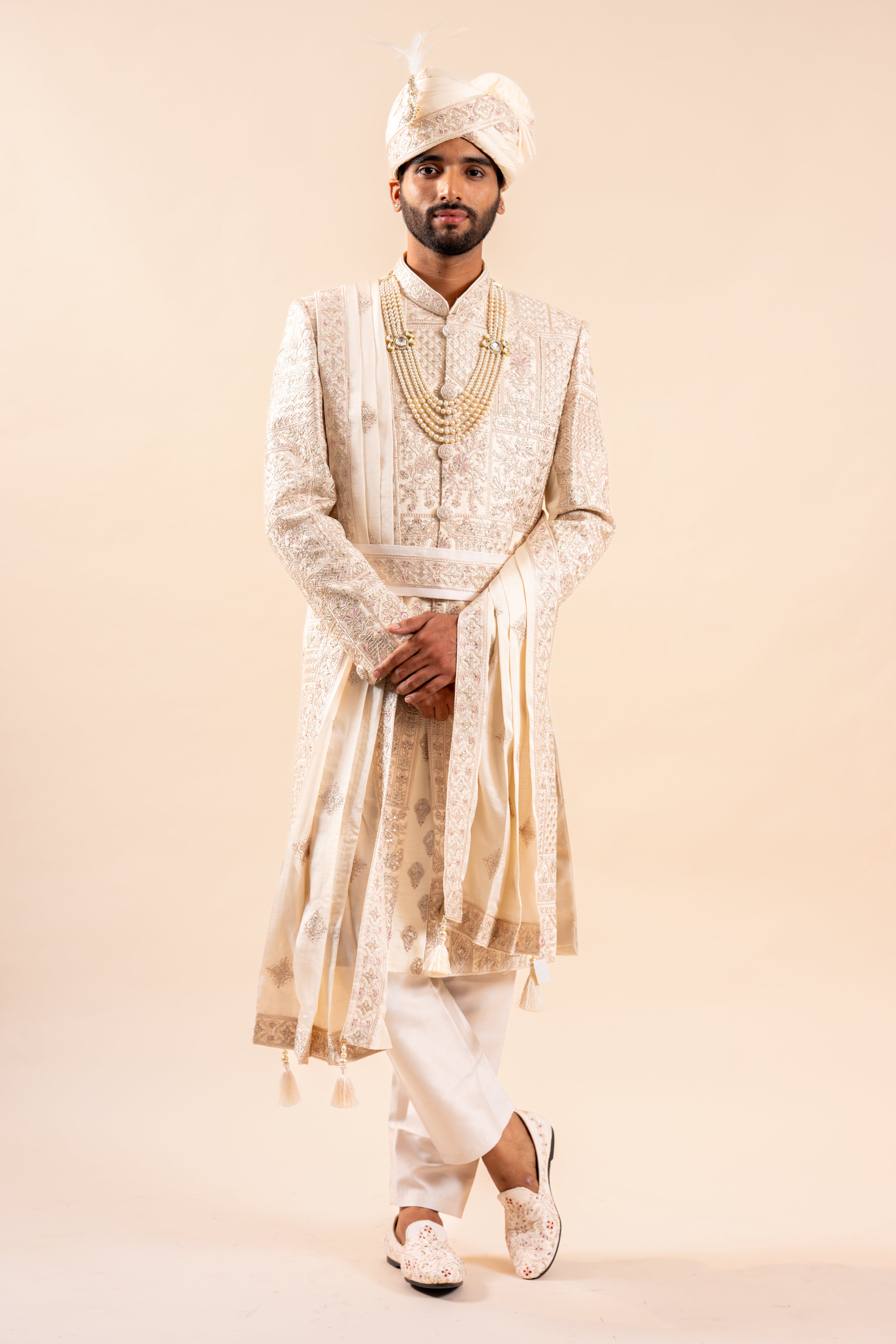 Men's wedding Sherwani Set | groom outfit | indian pakistani wedding dress for men