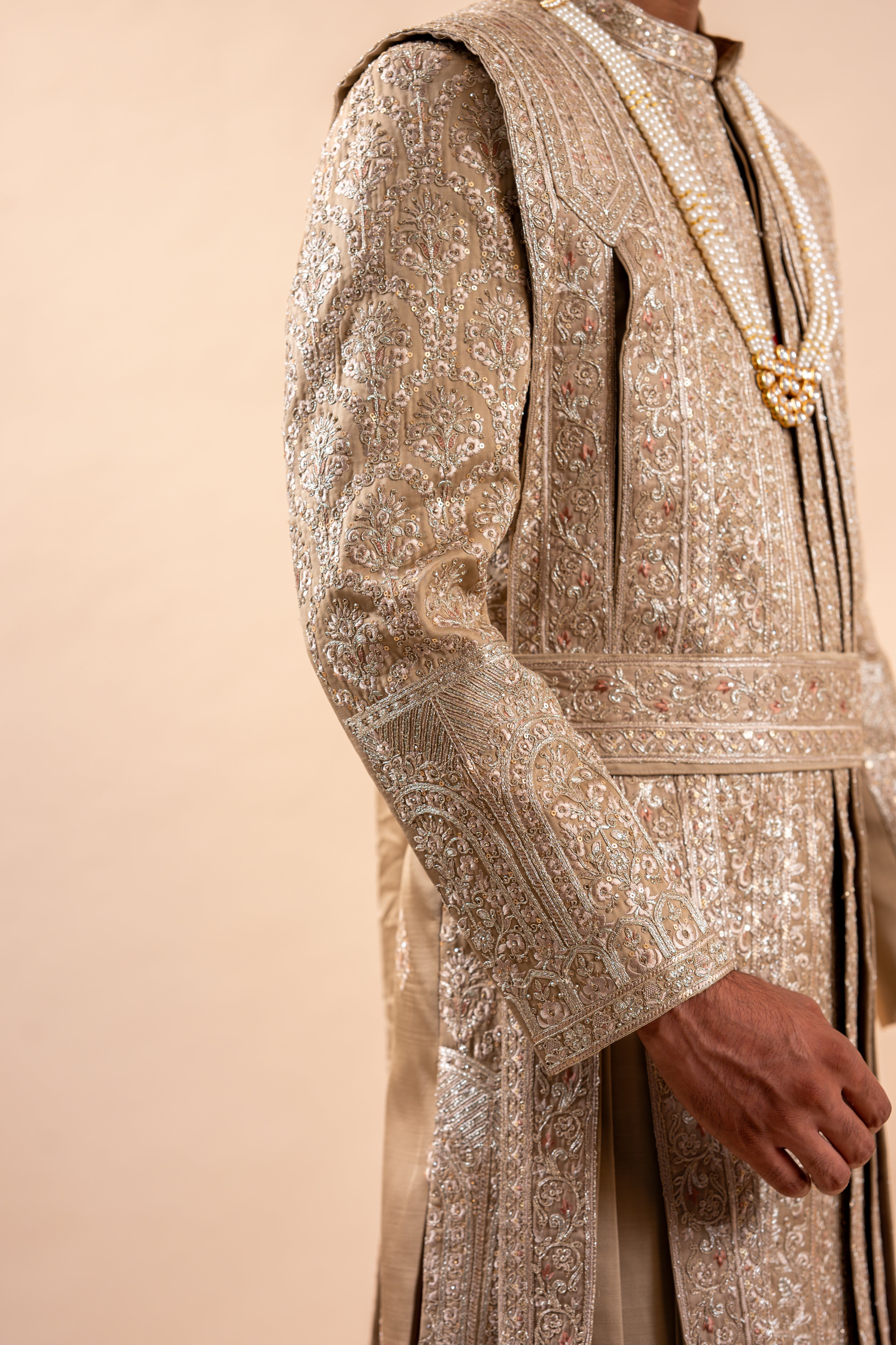 Men's wedding Sherwani full Set | groom outfit | indian pakistani wedding outfit for men