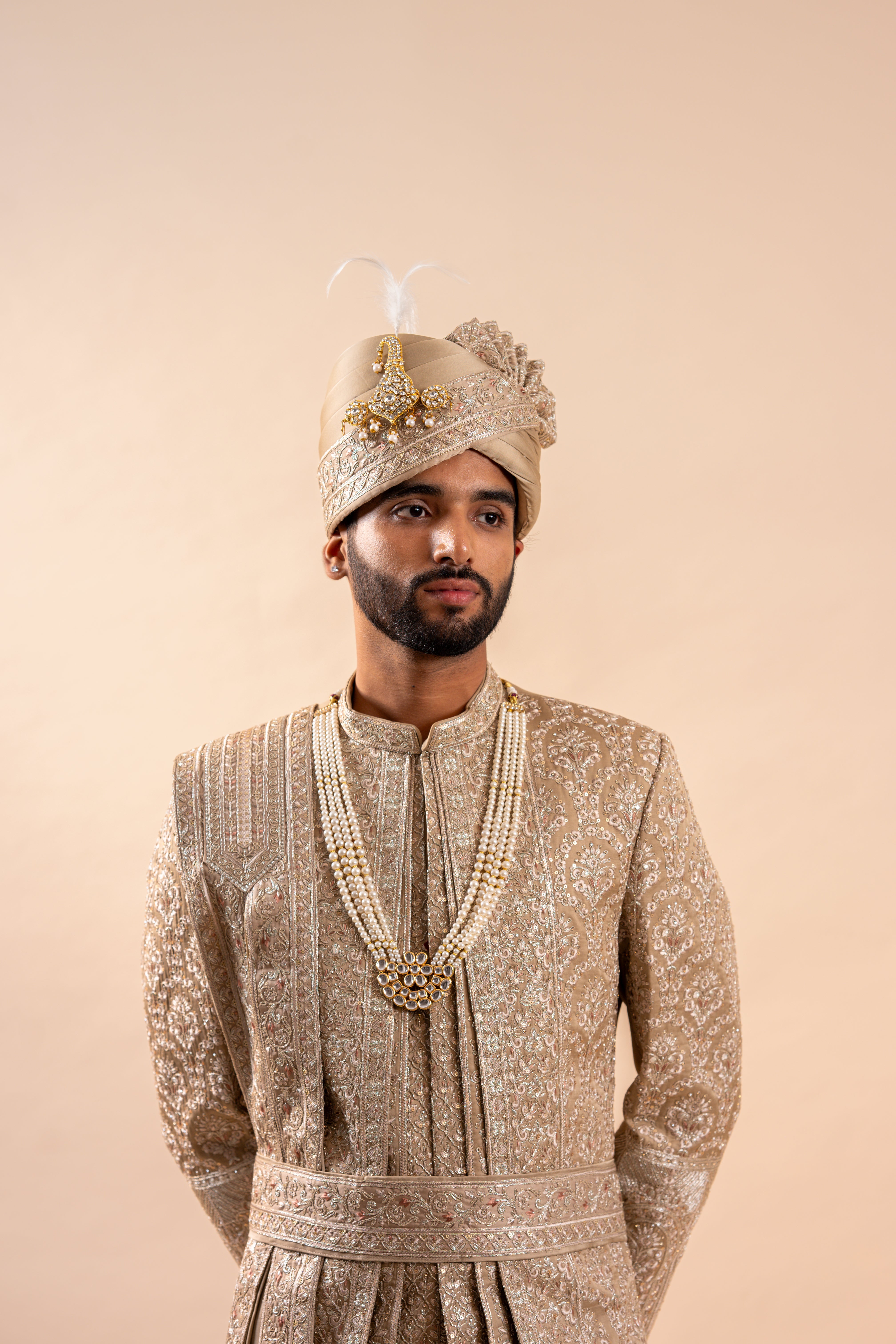 Men's wedding Sherwani full Set | groom outfit | indian pakistani wedding outfit for men