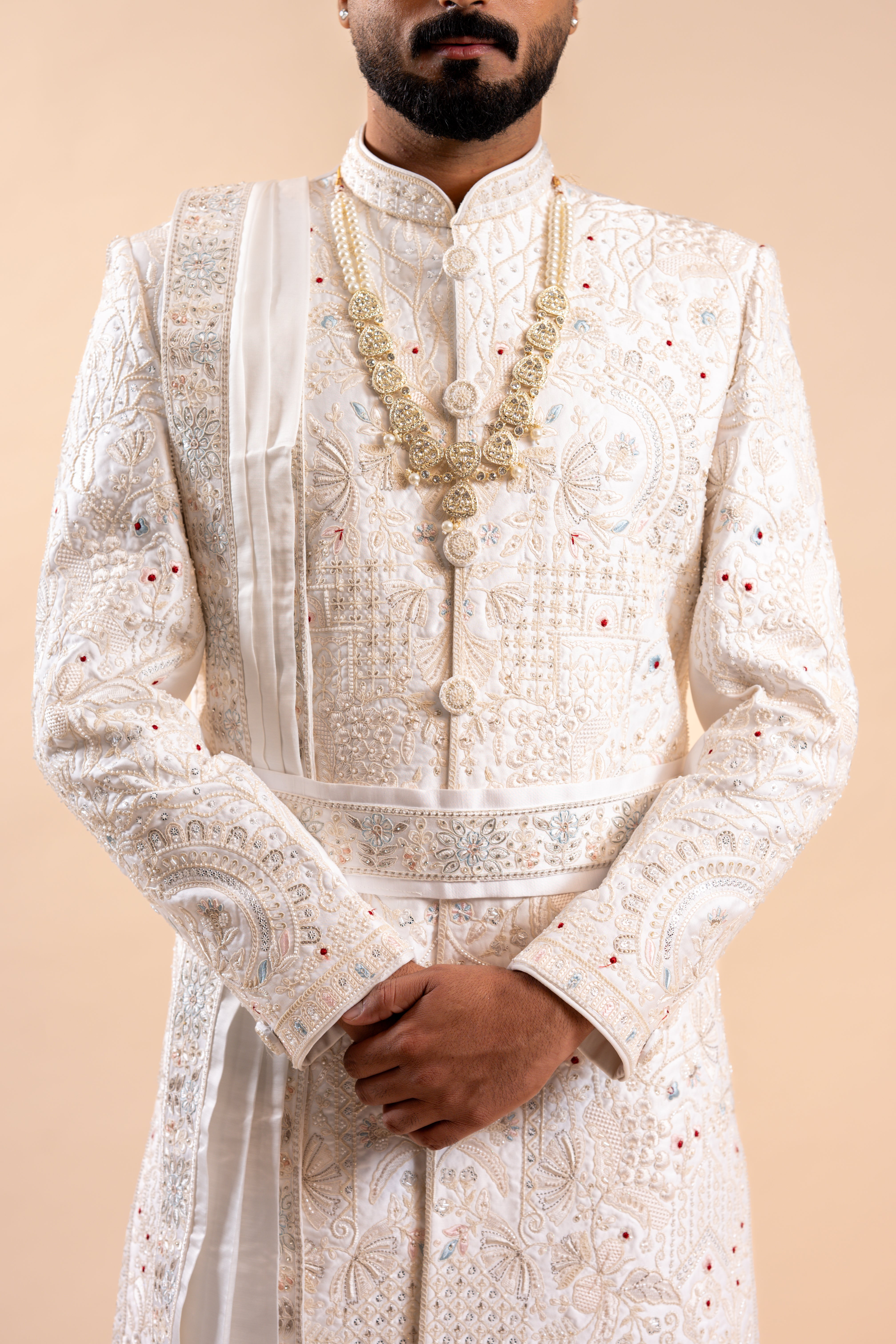 Men's wedding Sherwani full Set | groom outfit | indian pakistani wedding outfit for men