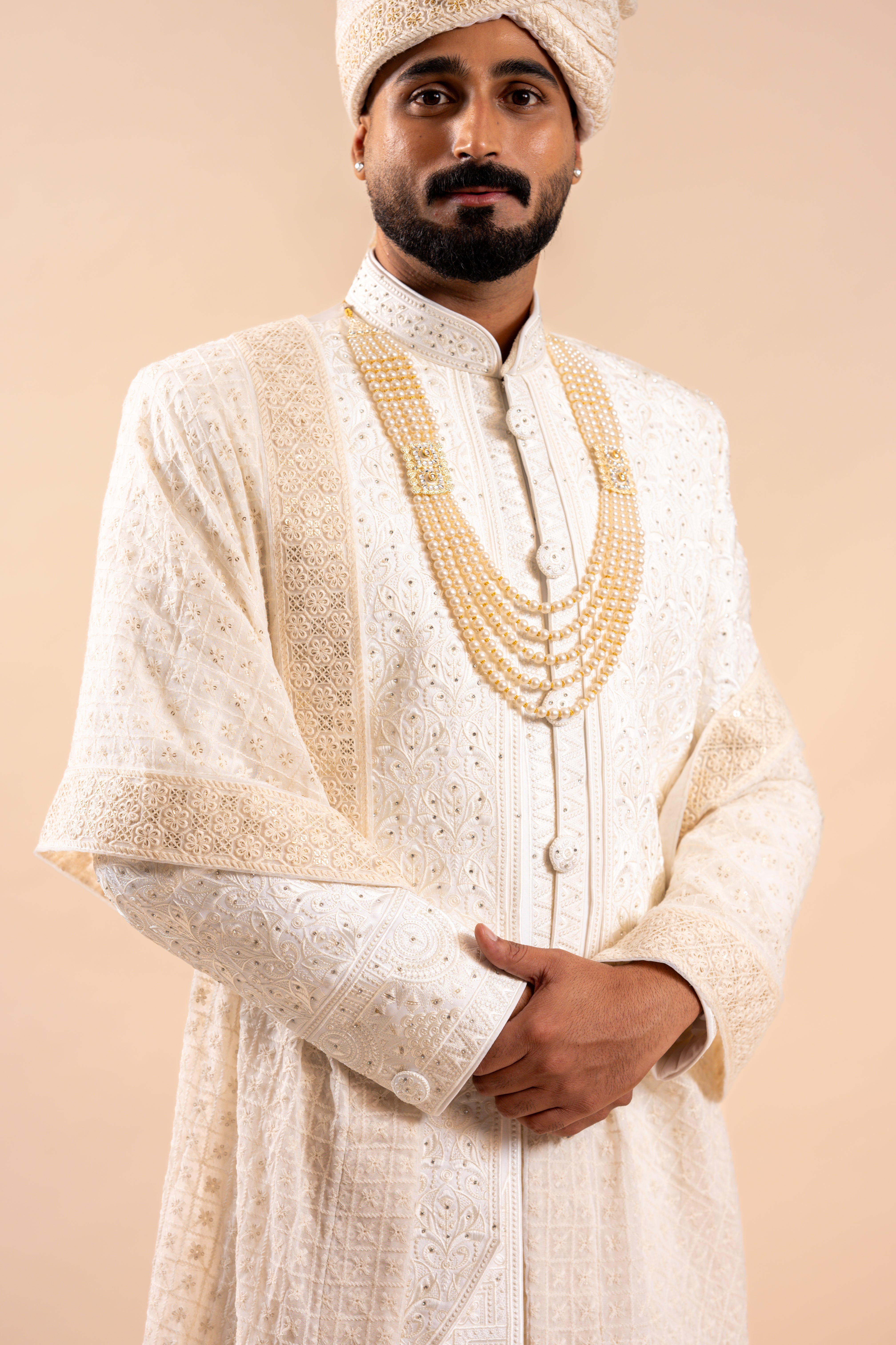 Men's wedding Sherwani full Set | groom outfit | indian pakistani wedding dress for men