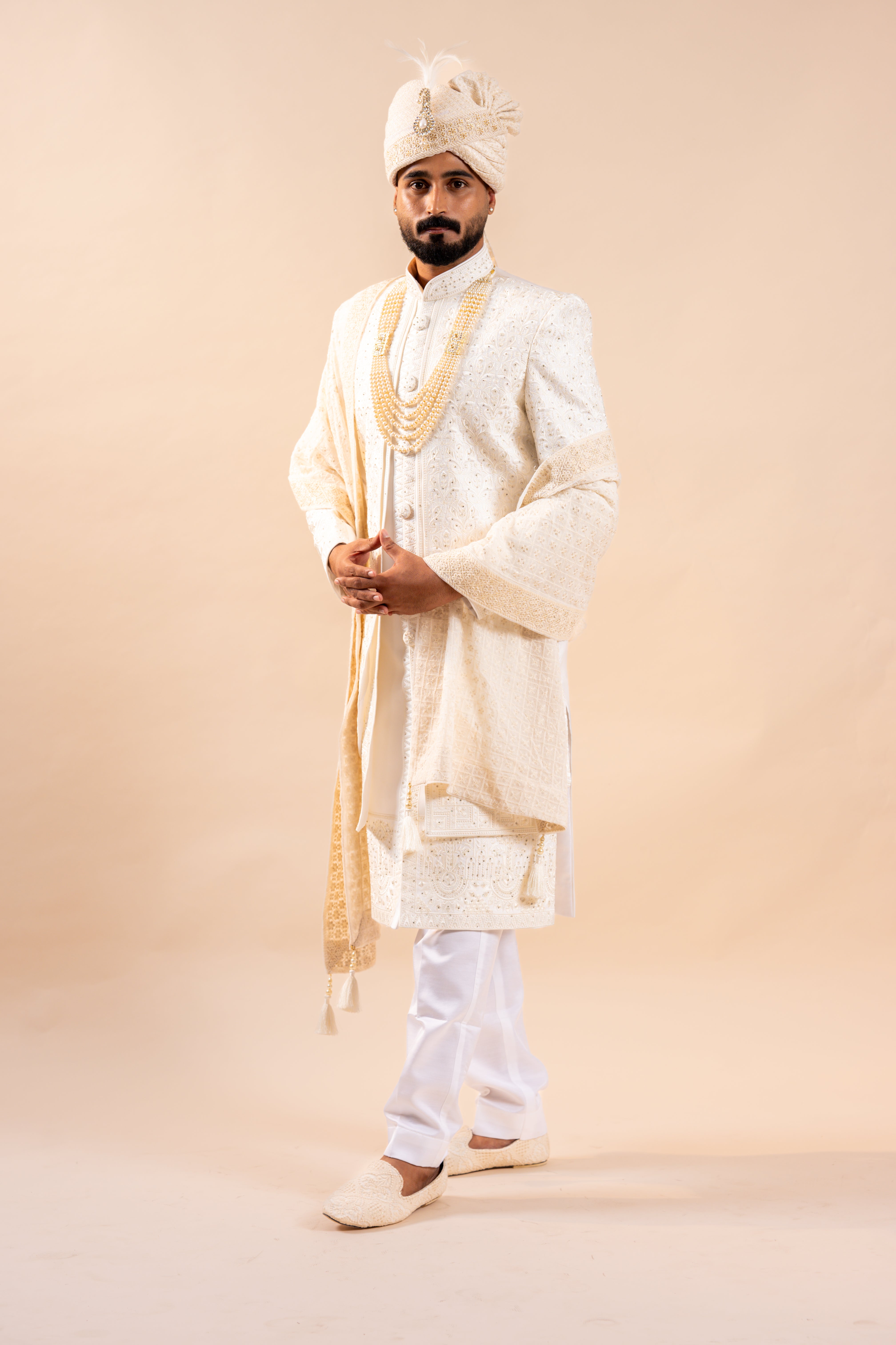 Men's wedding Sherwani full Set | groom outfit | indian pakistani wedding dress for men