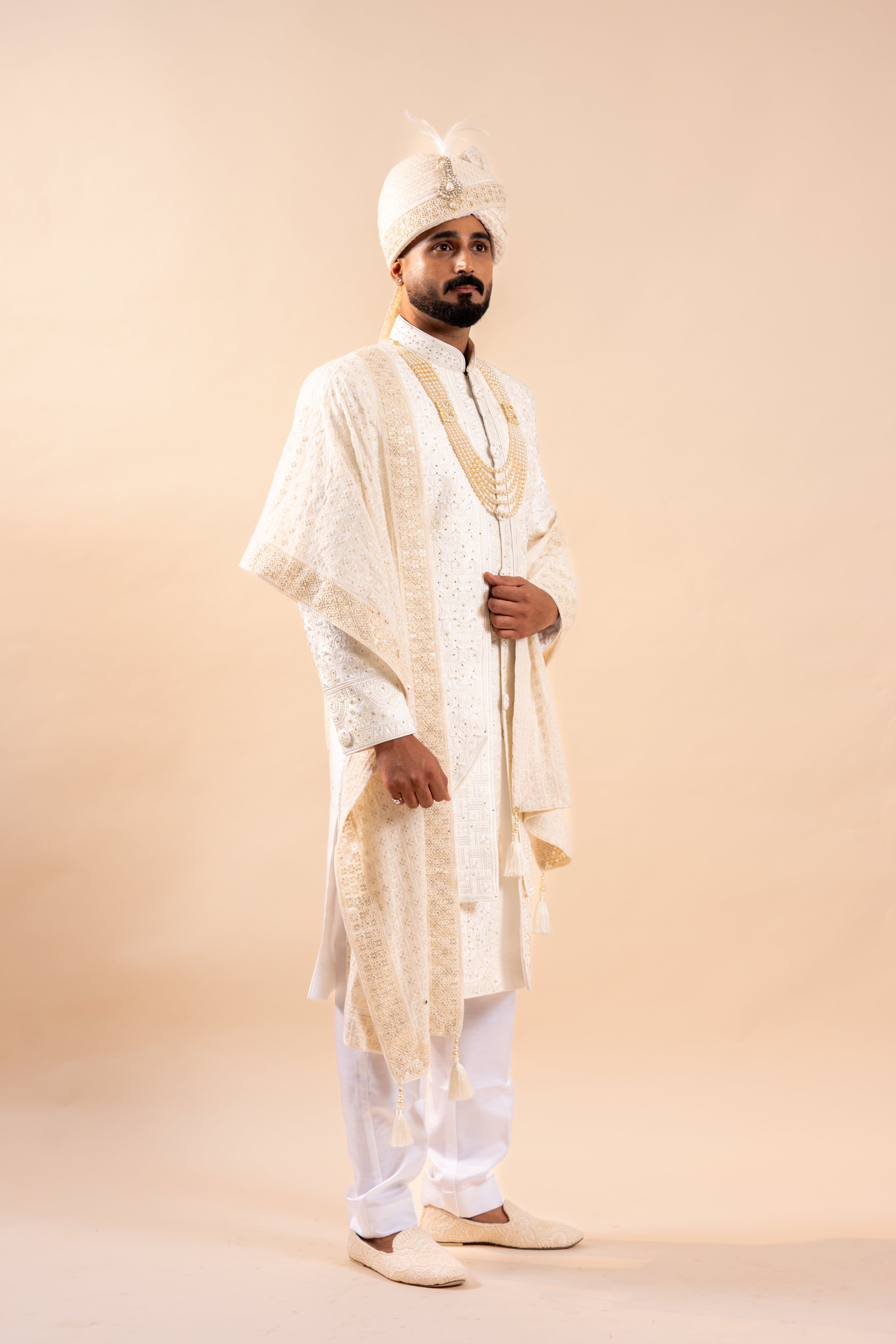 Men's wedding Sherwani full Set | groom outfit | indian pakistani wedding dress for men