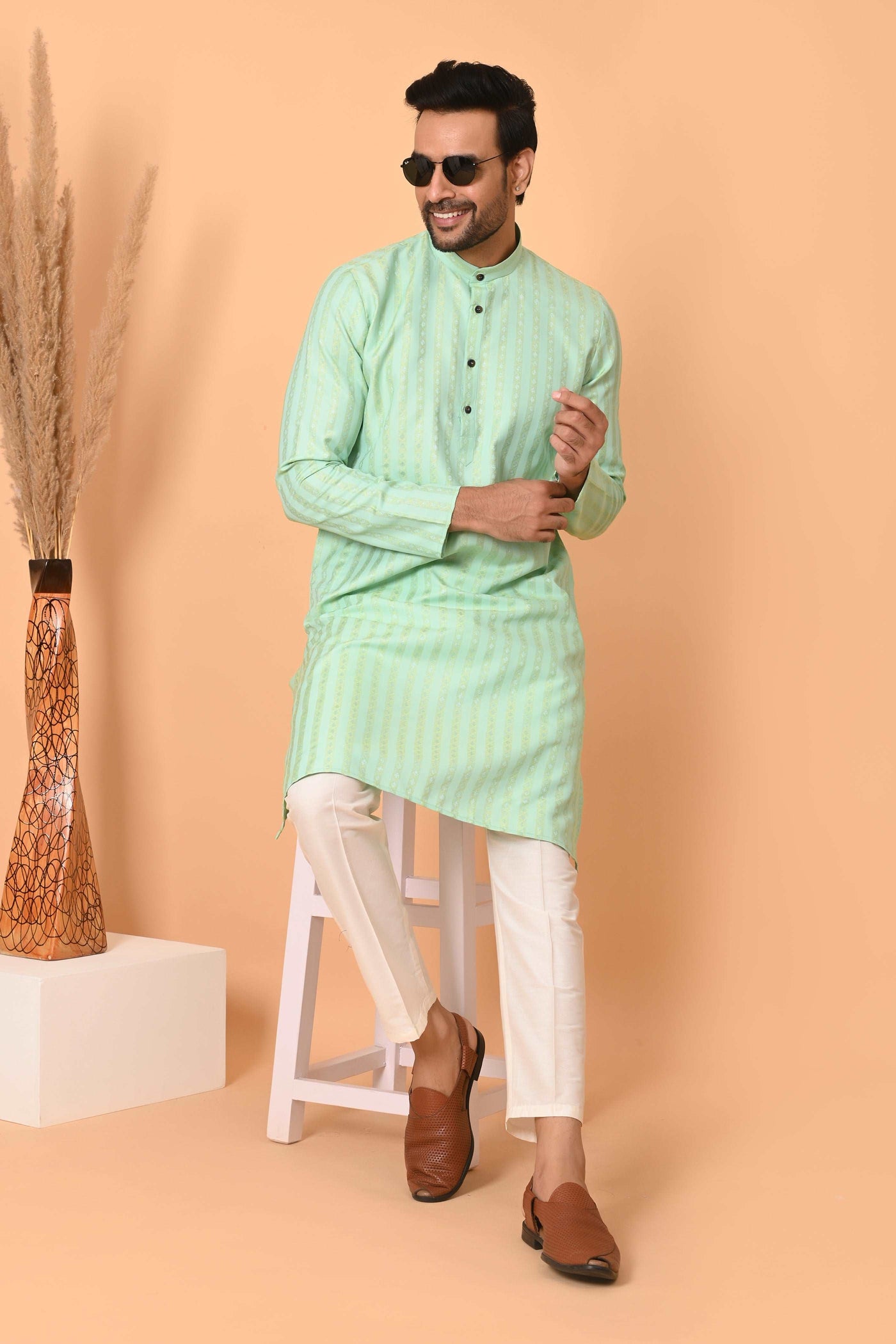 sea green kurta set for men festive wedding Men Kurta Pajama, Kurta Ch RichArt sea green kurta set for men festive wedding Men Kurta Pajama, Kurta Ch RichArt