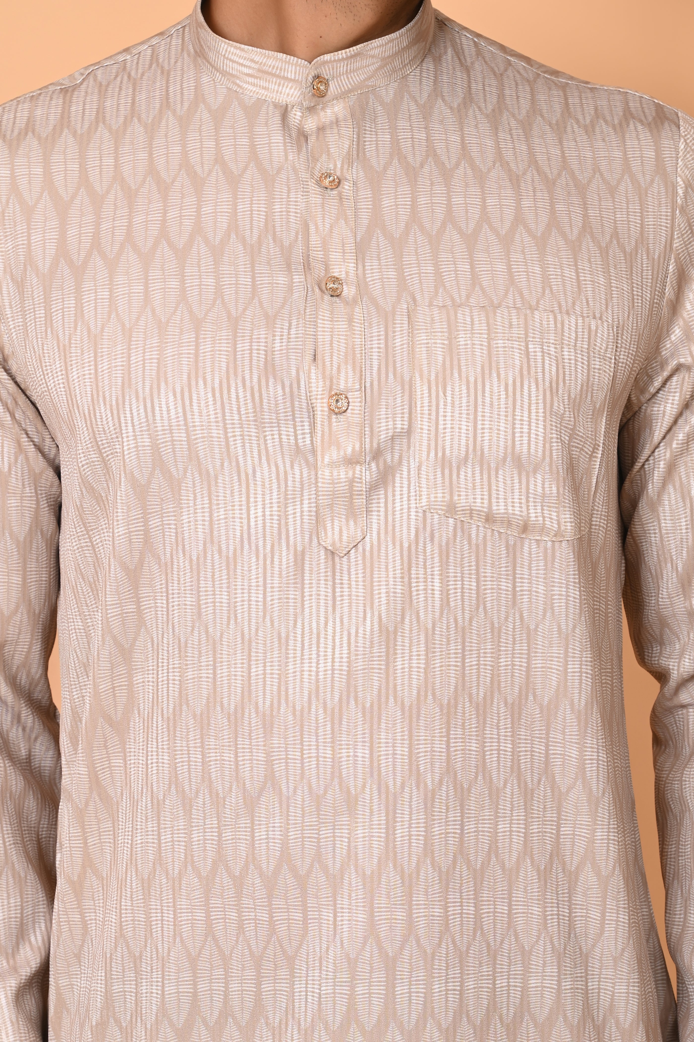 Men's Short Kurta - Ethnic Traditional Wear | Stylish Short-Length Kurta for Men