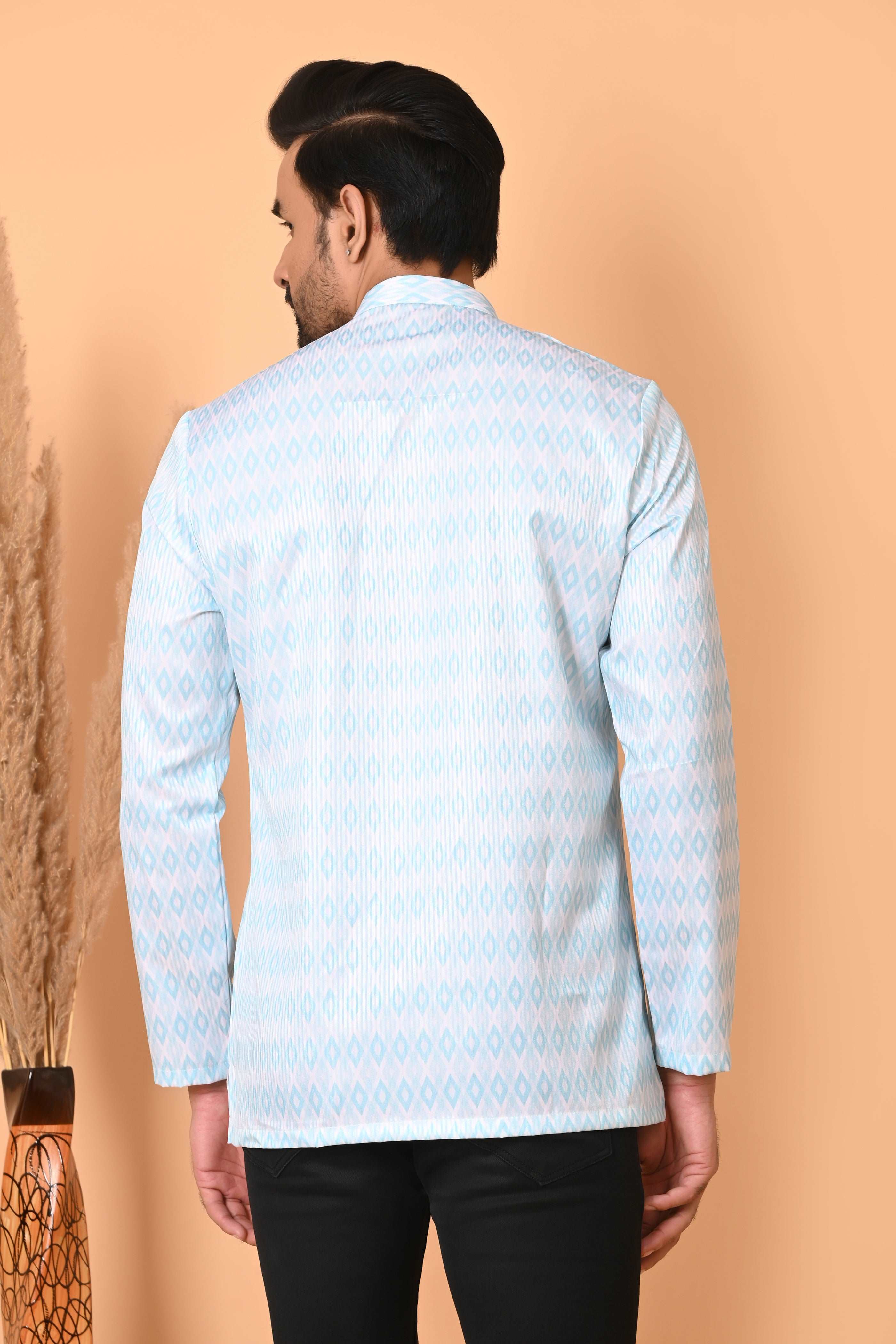 Men's Short Kurta - Ethnic Traditional Wear | Stylish Short-Length Kurta for Men