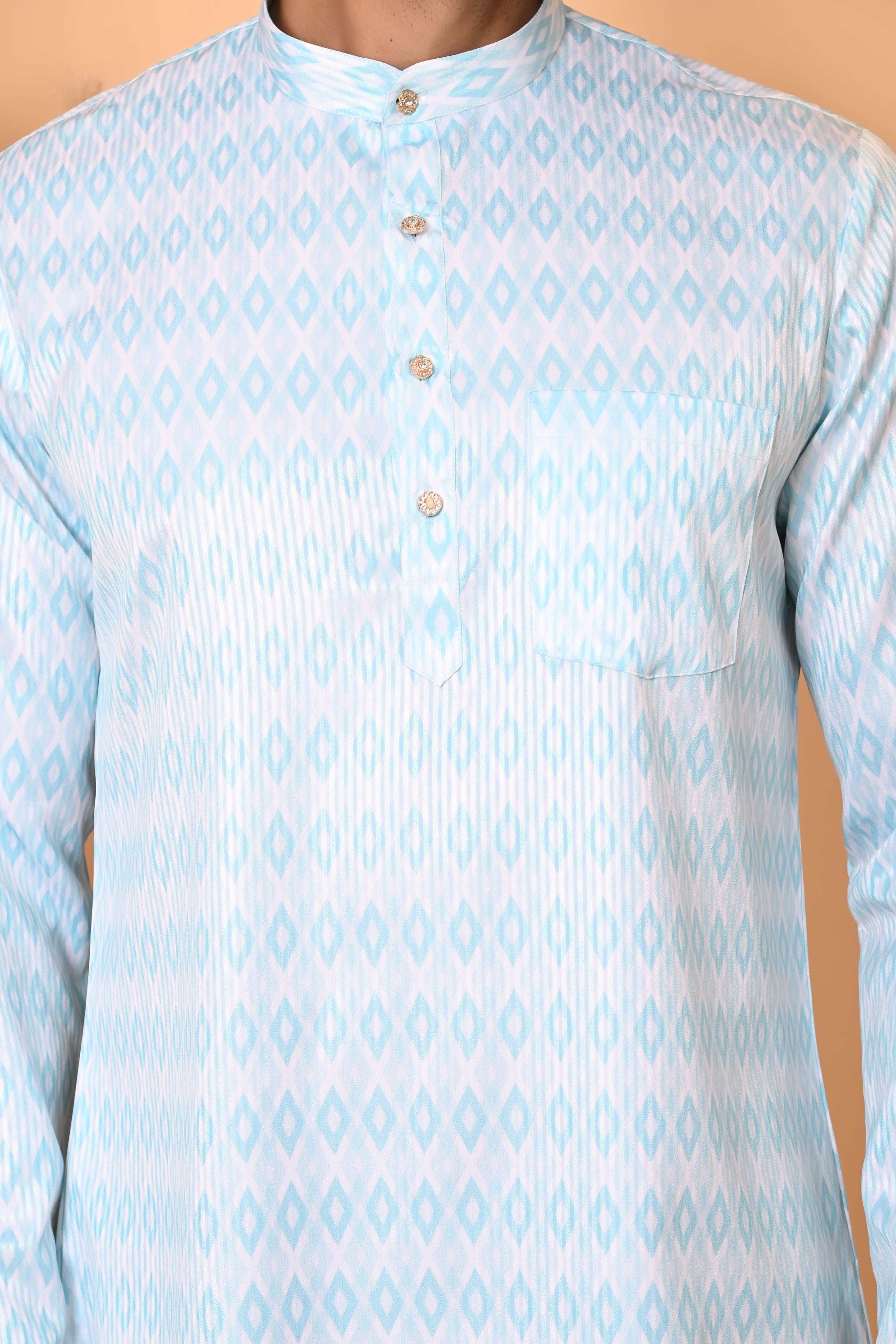 Men's Short Kurta - Ethnic Traditional Wear | Stylish Short-Length Kurta for Men