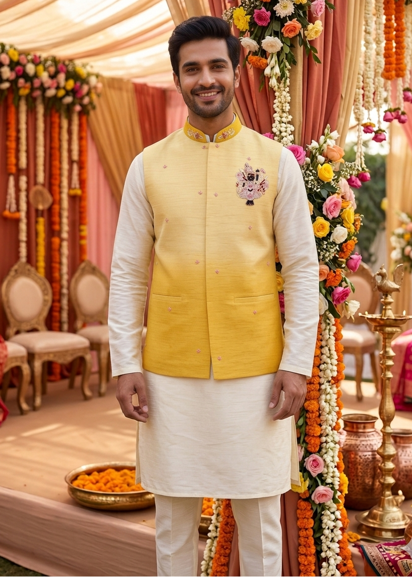 Nehru Jacket For Men | Modi Jacket | Jodhpuri jacket | Wedding jacket for men | Groom or Groomsmen outfit | Festive outfit for men