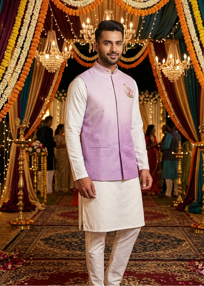 Nehru Jacket For Men | Modi Jacket | Jodhpuri jacket | Wedding jacket for men | Groom or Groomsmen outfit | Festive outfit for men