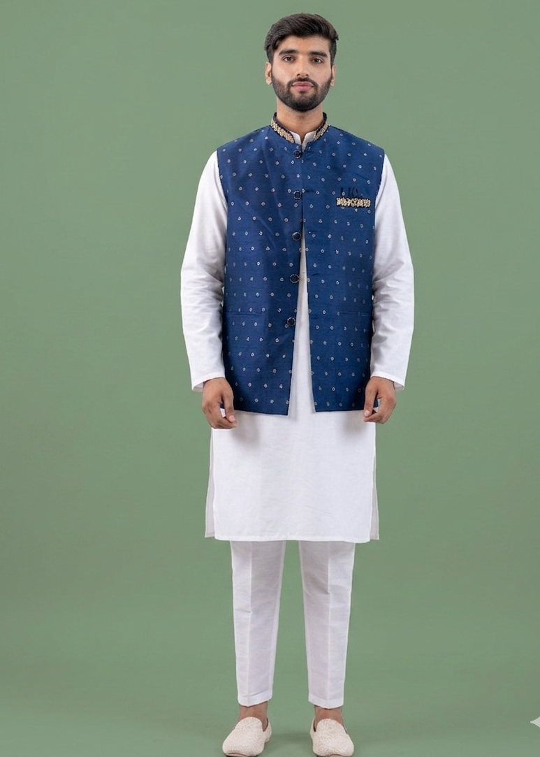 HandWork Nehru Jacket For Men | Modi Jacket | Jodhpuri jacket | Wedding jacket for men | Groom or Groomsmen outfit | Festive outfit for men