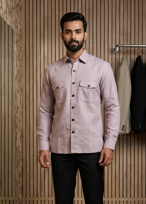 Linen Safari shirts for men |  summer wedding outfit for men | resort wear | beach wear | beach wedding outfit