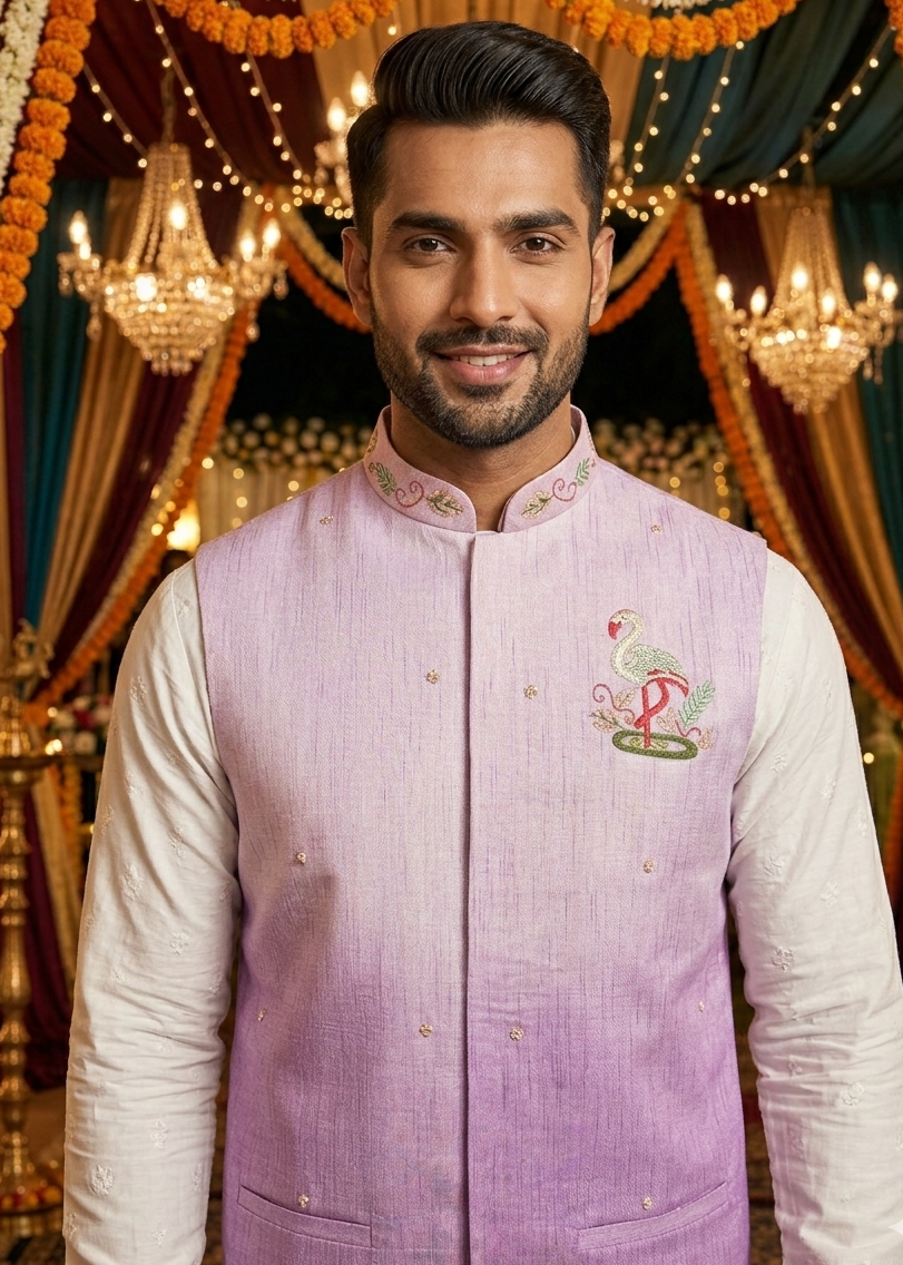 Nehru Jacket For Men | Modi Jacket | Jodhpuri jacket | Wedding jacket for men | Groom or Groomsmen outfit | Festive outfit for men