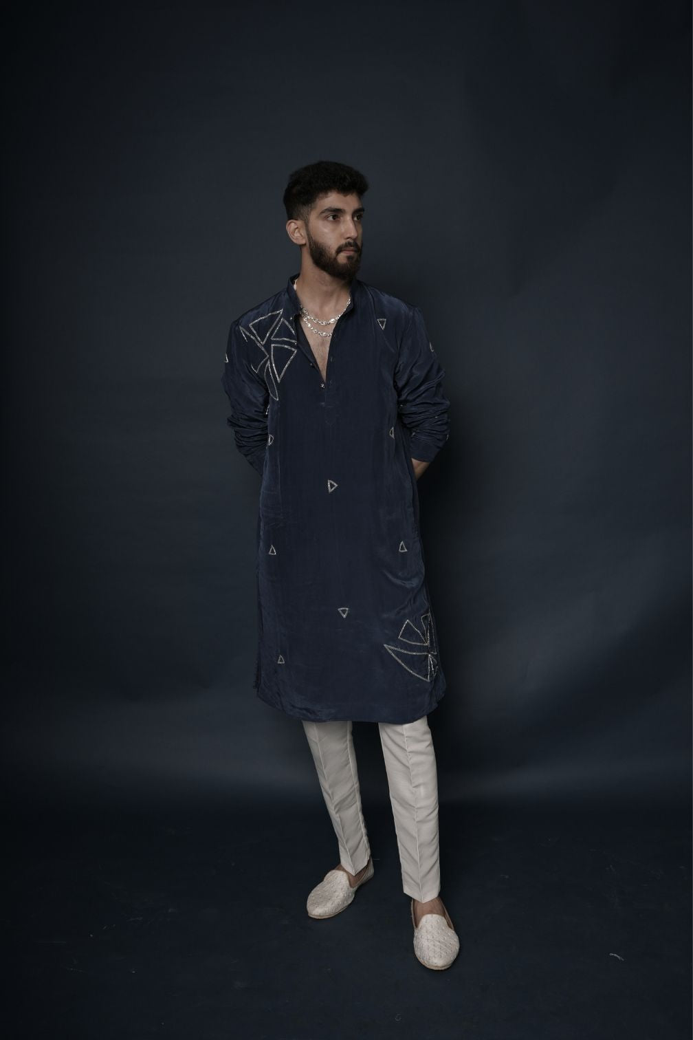 Handwork Mens Kurta & Pants Set | Festive Outfit for men | Wedding wear for men | kurta for groom or groomsmen