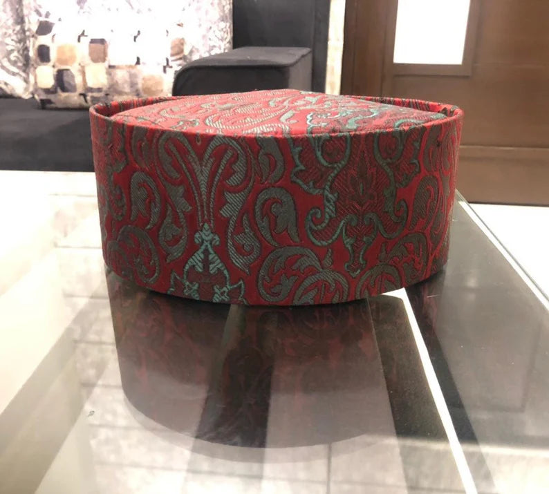 African Kente Kufi Hat, Kofi Hat, Ankara Cap, African Men Hat, Choir, Black History Month Men Accessory